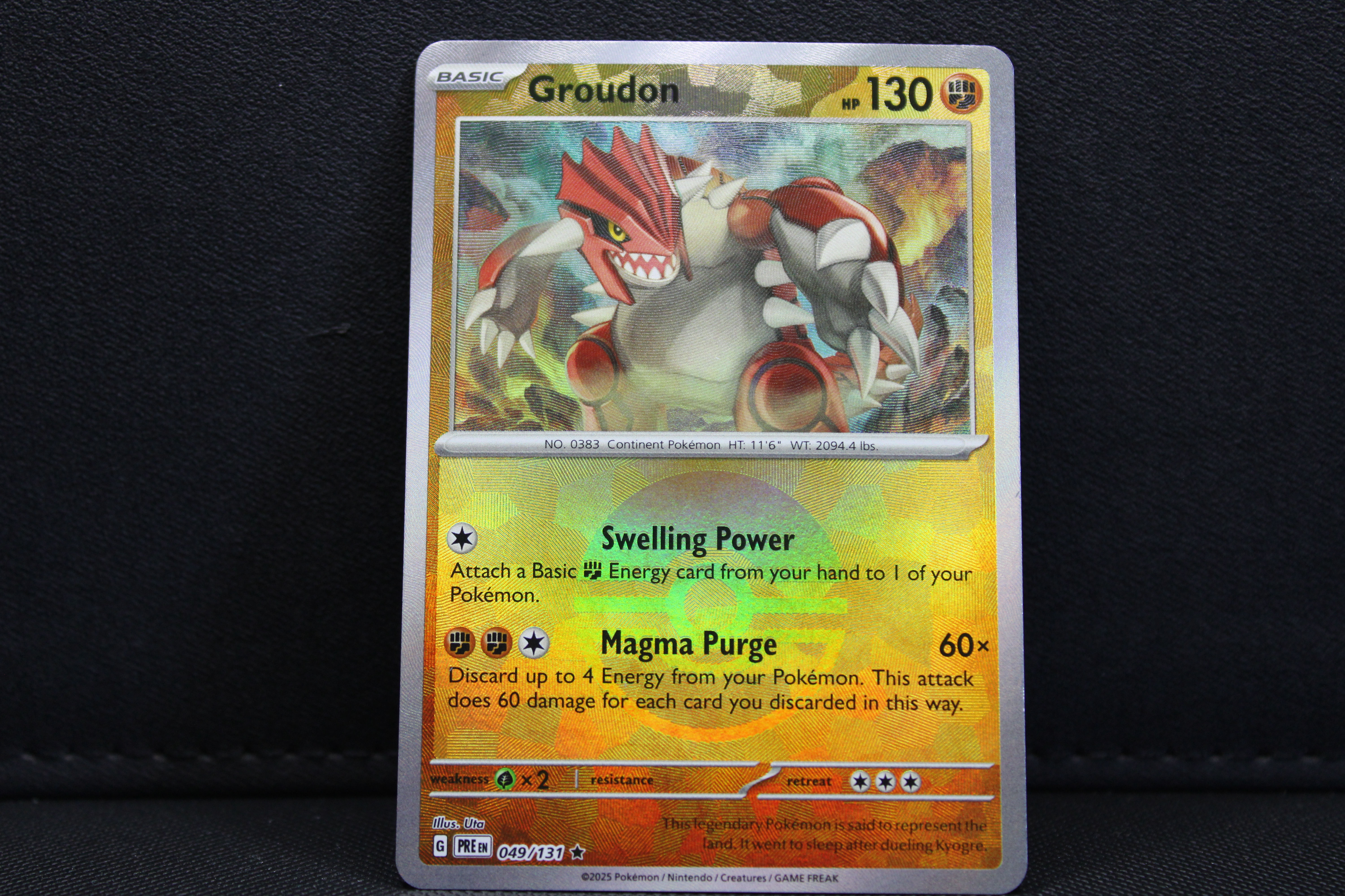 Groudon 049/131 - Holo (Pokeball), SV Prismatic Evolutions