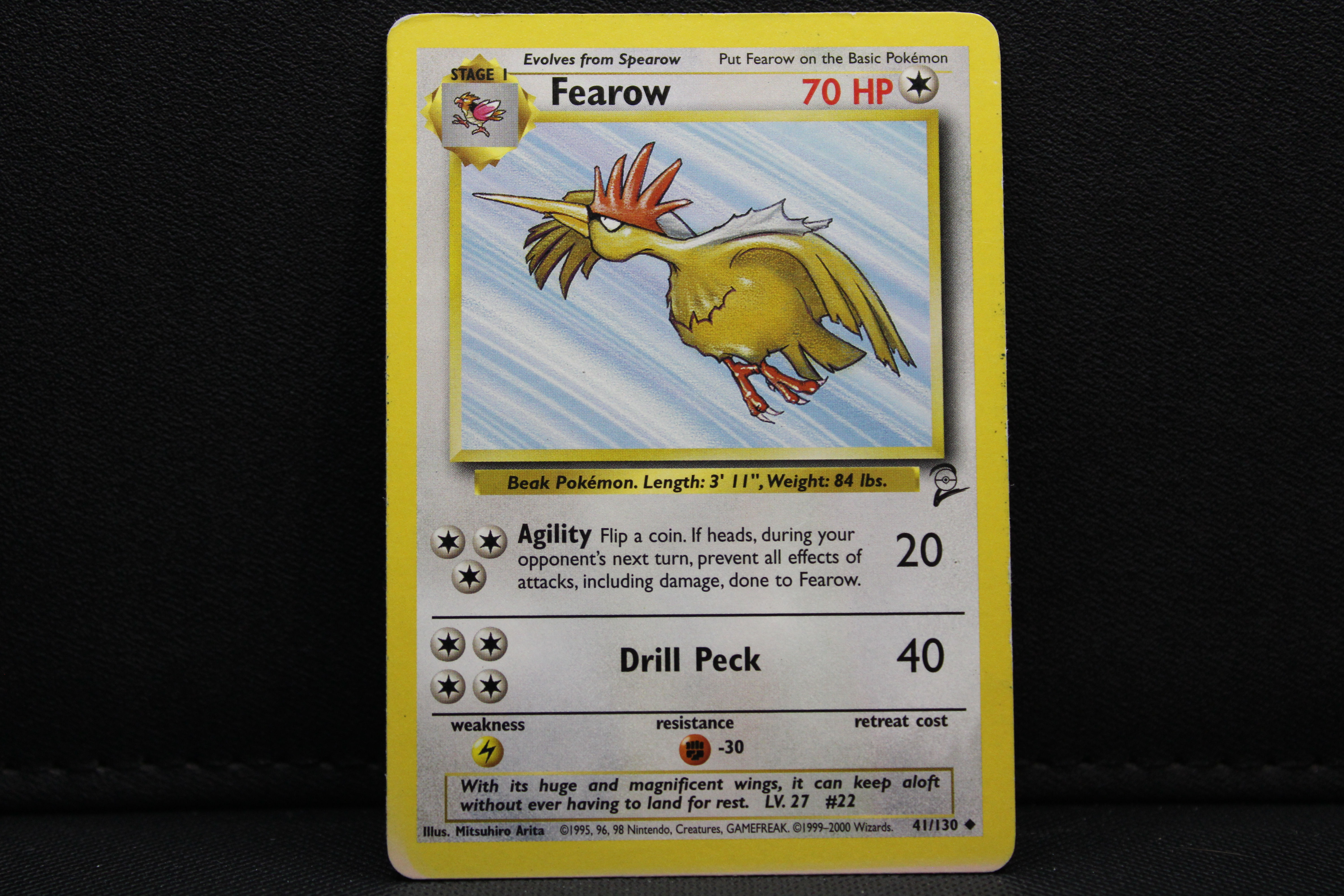 Fearow 41/130 - Non Holo, Base Set 2
