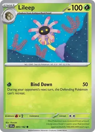 Lileep 005/142 - Non Holo, SV Stellar Crown