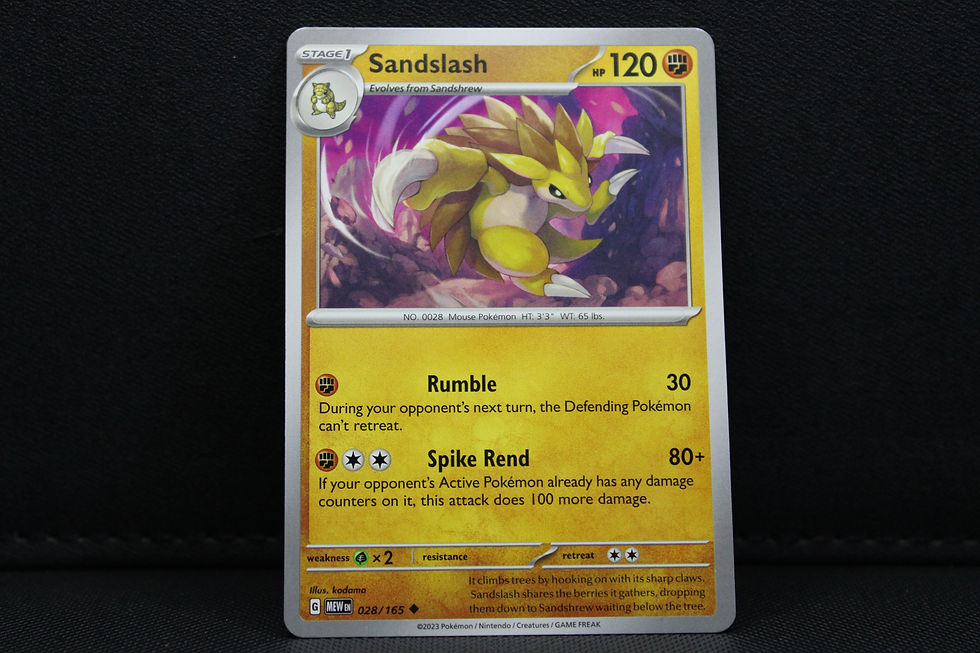 Thumbnail: Sandslash 028/165 - Non Holo, SV 151