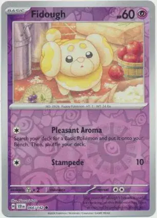 Fidough 066/142 - Reverse Holo, SV Stellar Crown