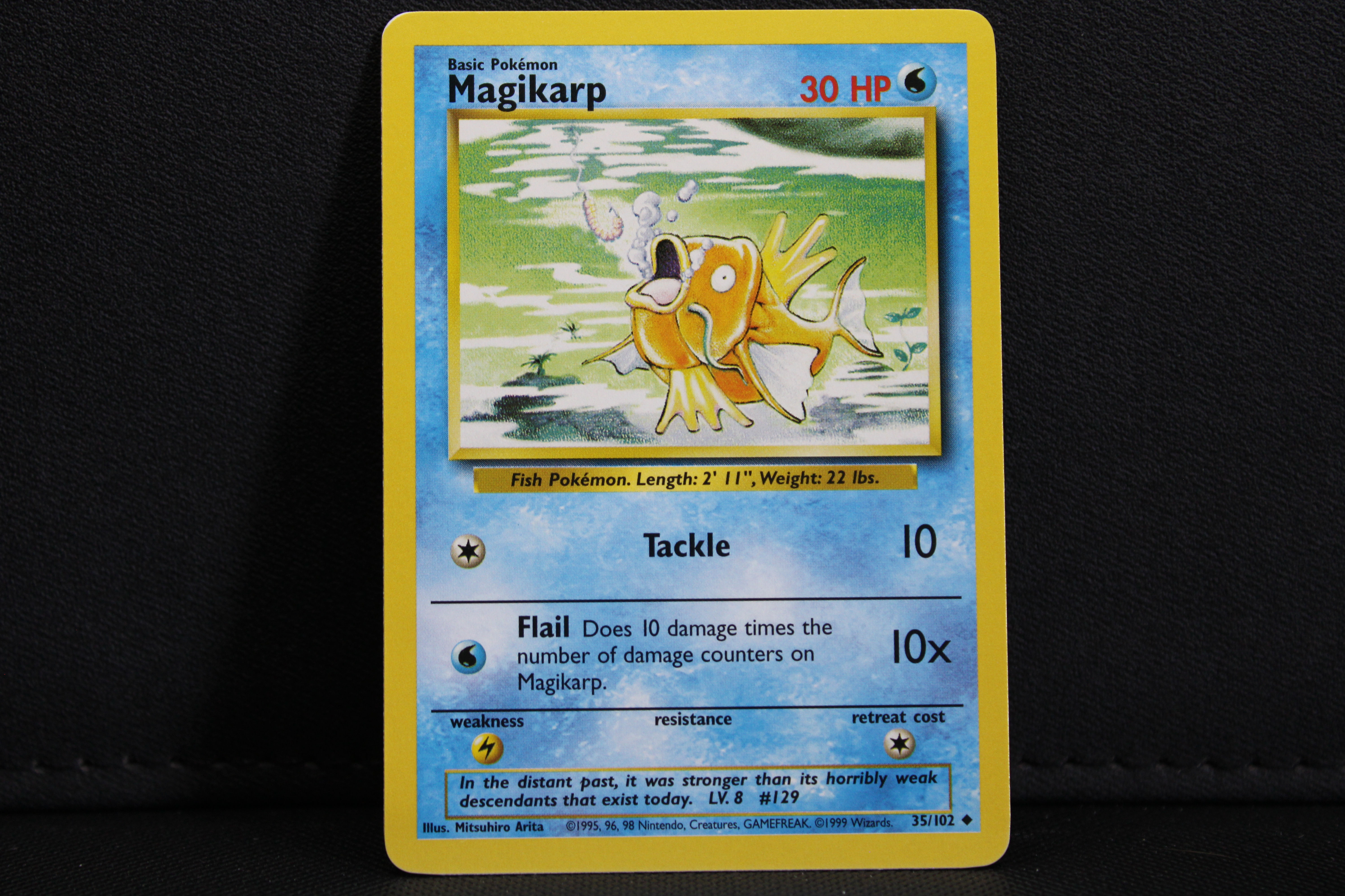Magikarp 35/102 - Non Holo, 1999 Base Unlimited
