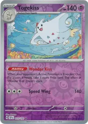Togekiss 072/191 - Reverse Holo, SV Surging Sparks