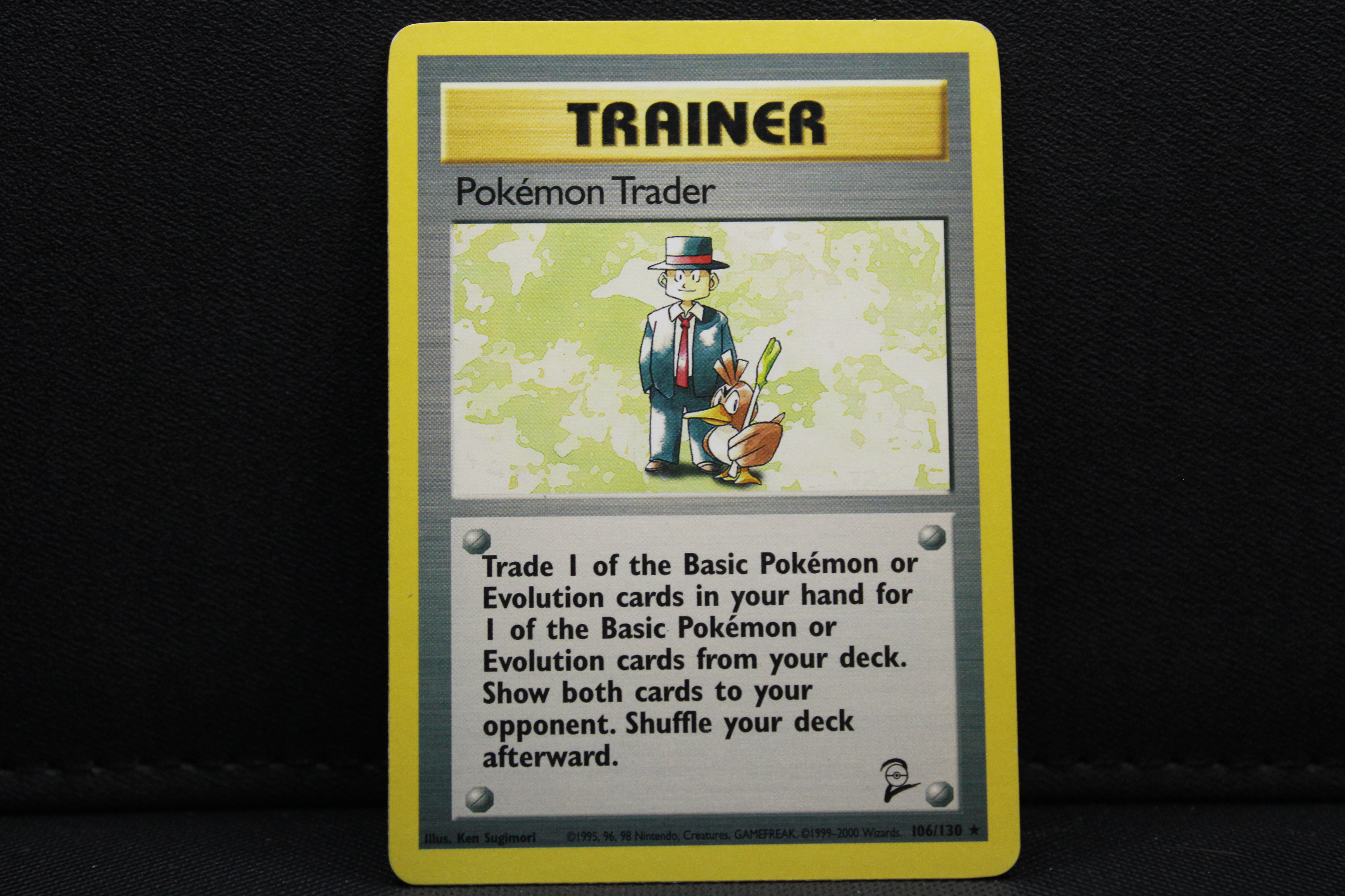 Pokemon Trader 106/130 - Trainer Non Holo, Base Set 2