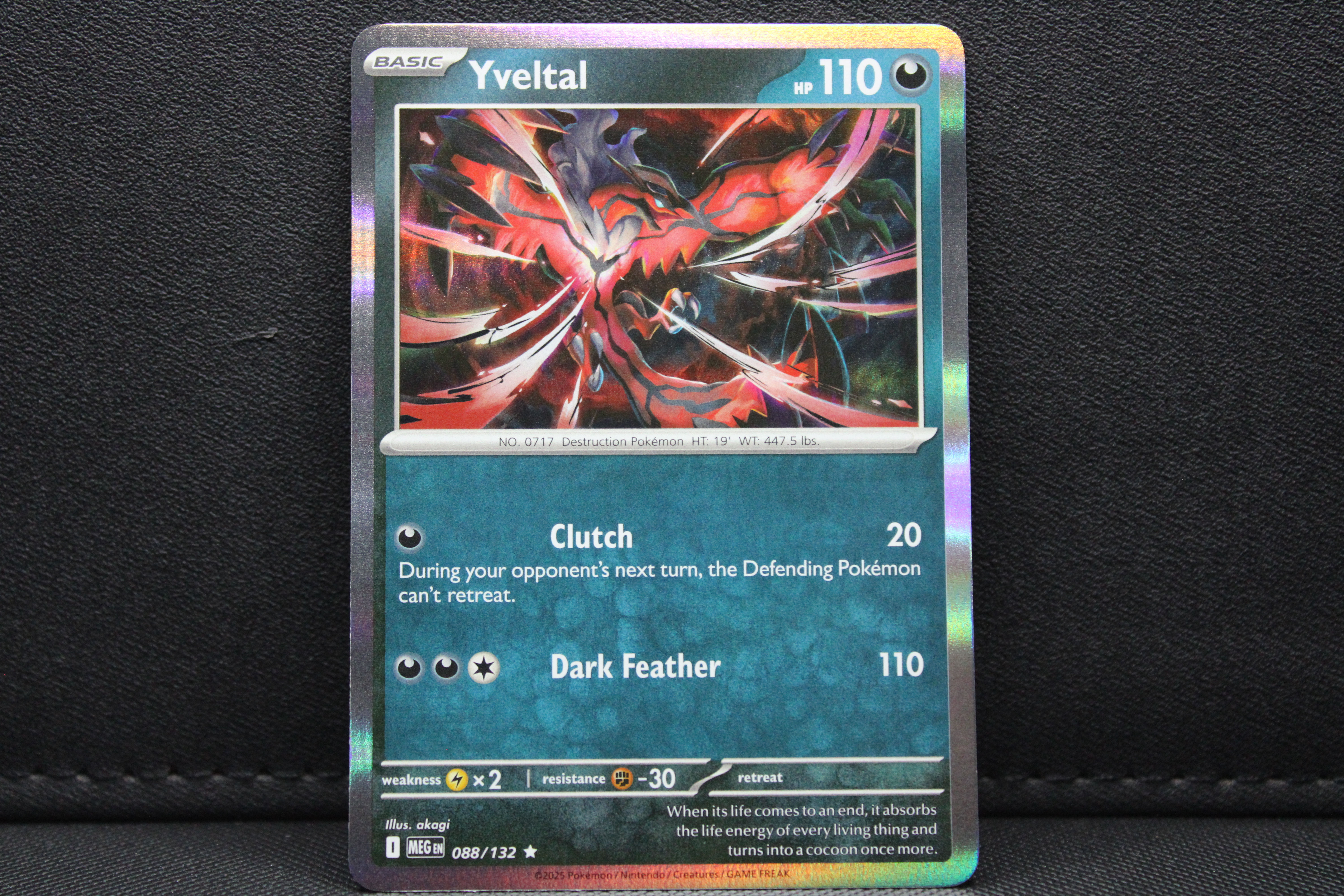 Yveltal 088/132 - Holo, ME Mega Evolution