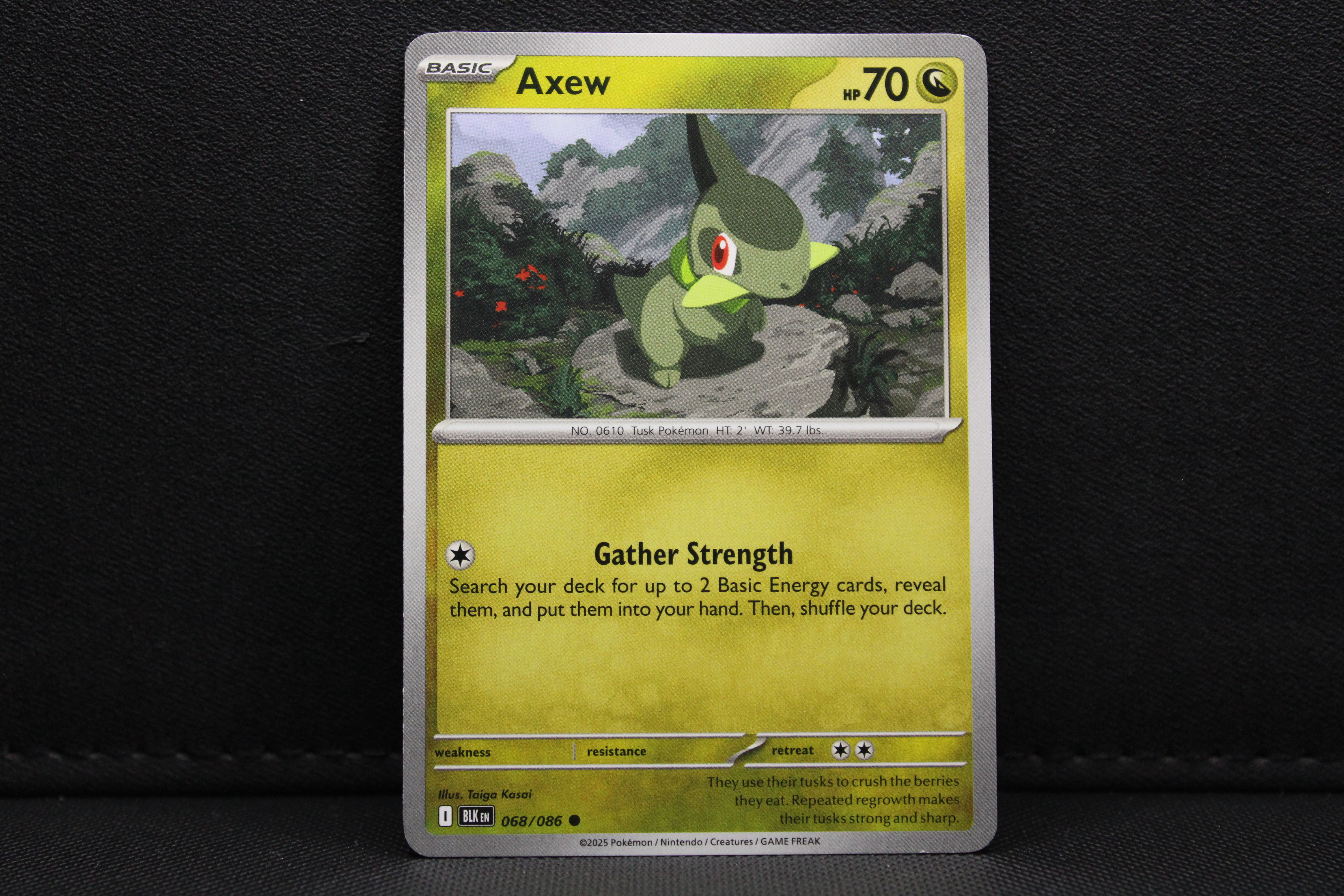 Axew 068/086 - Non Holo, SV Black Bolt