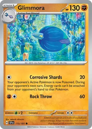 Glimmora 115/191 - Non Holo, SV Surging Sparks