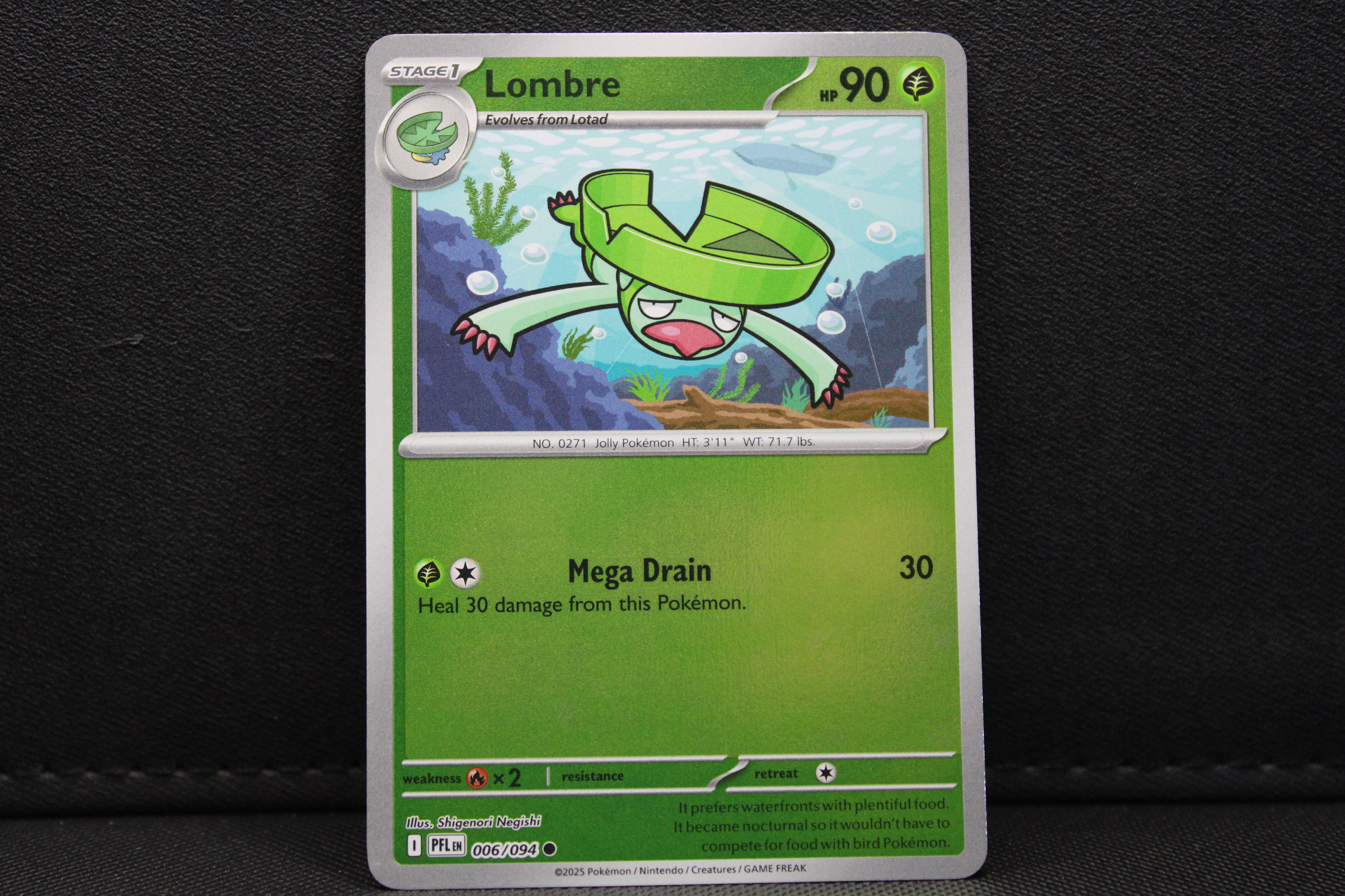 Lombre 006/094 - Reverse Holo, ME Phantasmal Flames