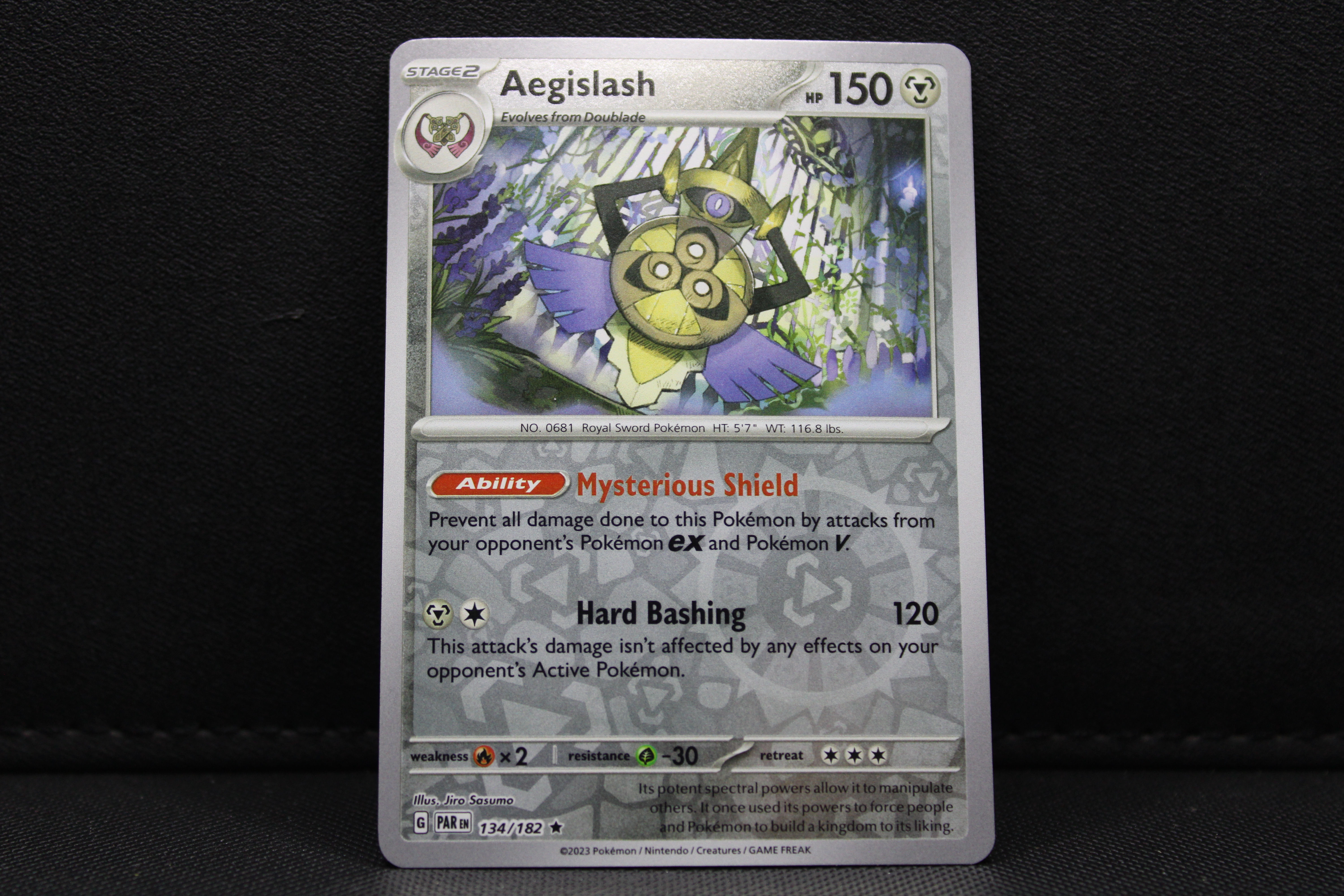 Aegislash 134/182 - Reverse Holo, SV Paradox Rift