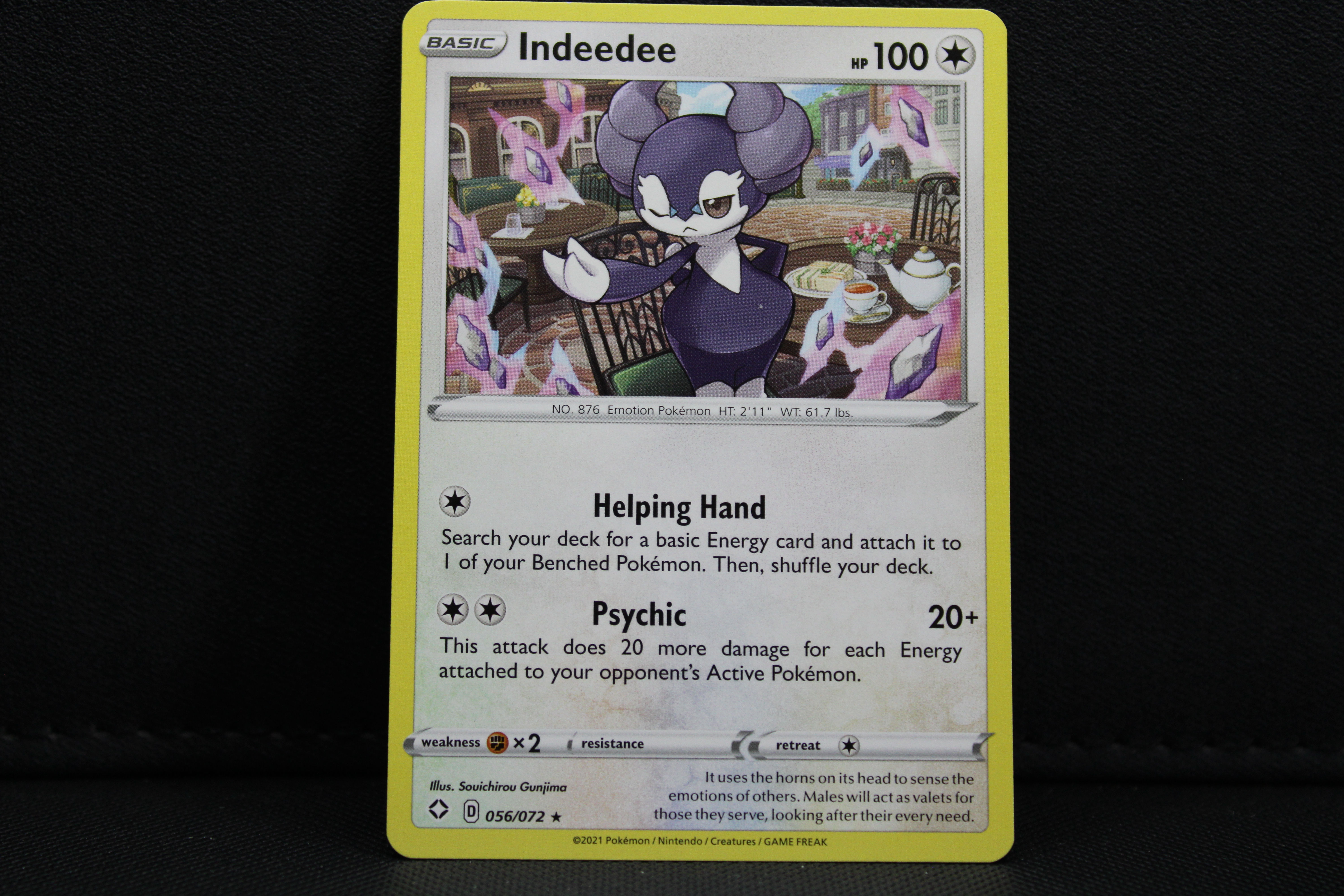 Indeedee 056/072 - Non Holo, SWSH Shining Fates