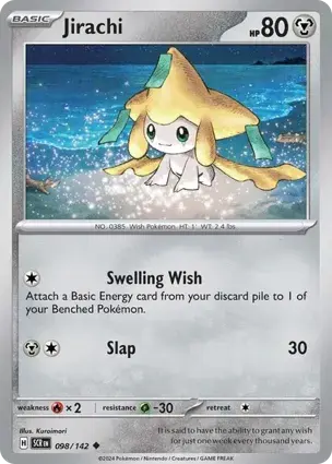 Jirachi 098/142 - Non Holo, SV Stellar Crown