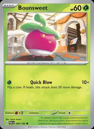 Bounsweet 008/182 - Non Holo, SV Paradox Rift