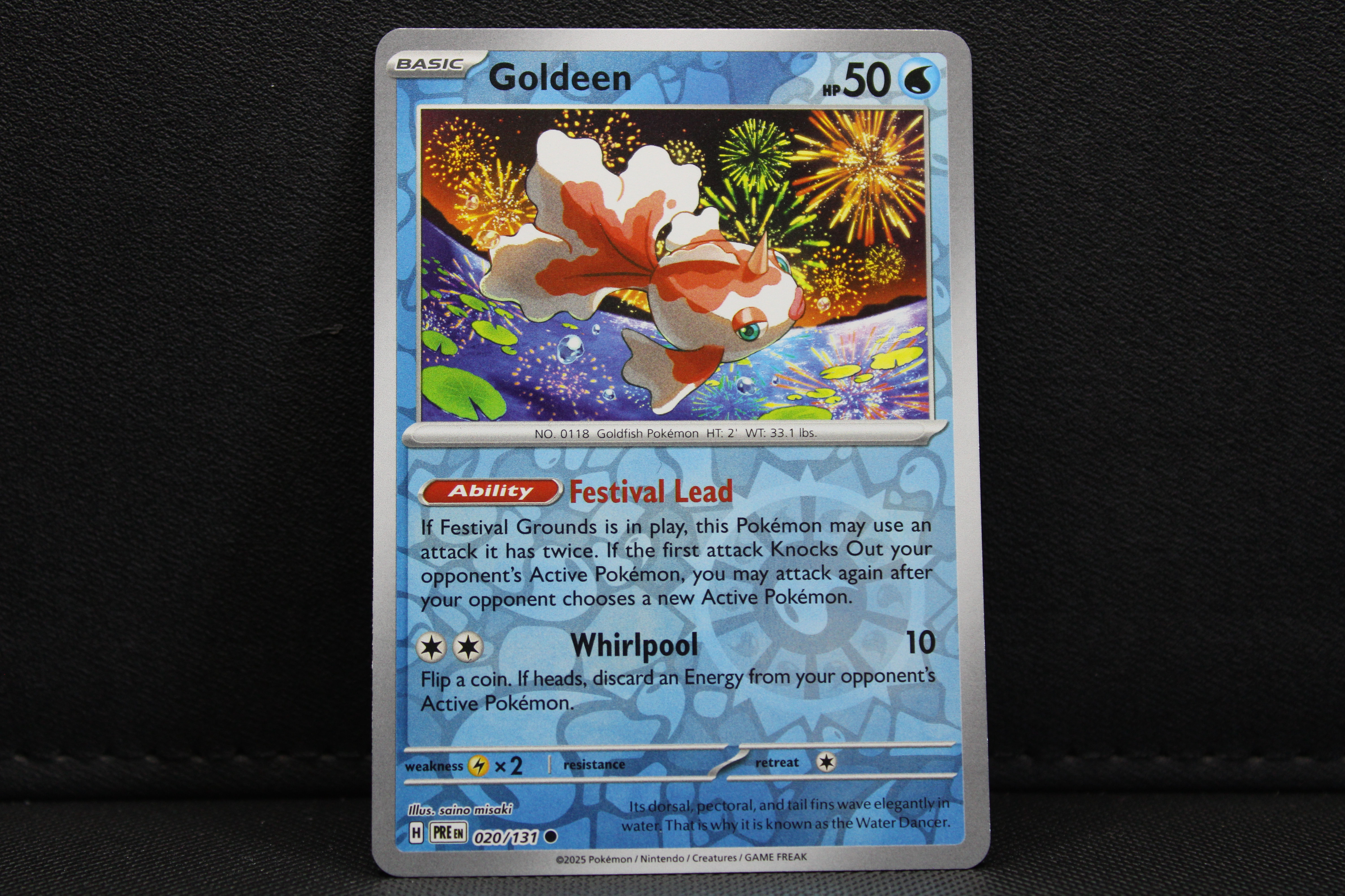 Goldeen 020/131 - Reverse Holo, SV Prismatic Evolutions