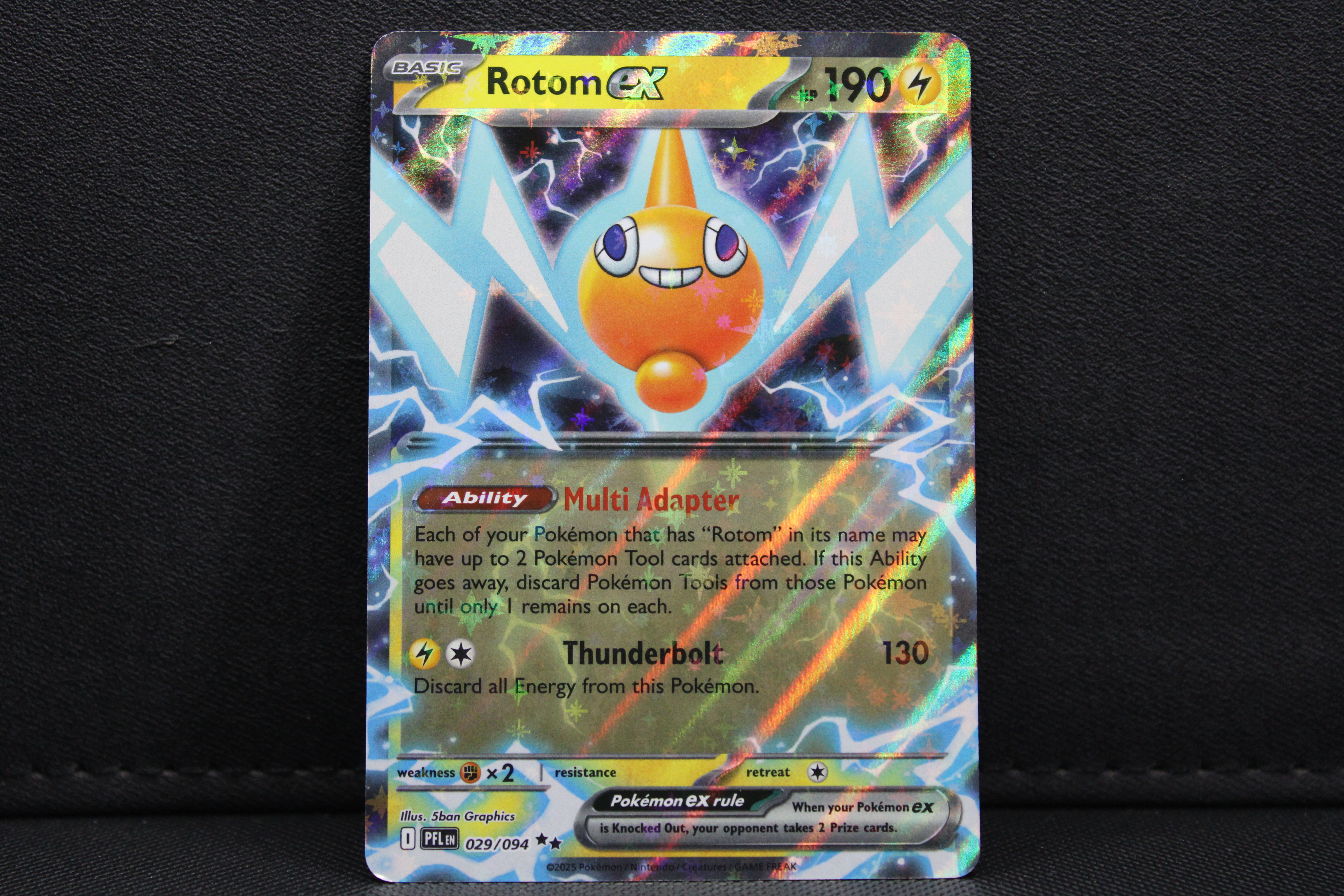 Rotom Ex 029/094 - Holo (Half Art), ME Phantasmal Flames