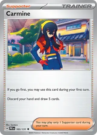 Carmine 103/131 - Trainer Non Holo, SV Prismatic Evolutions