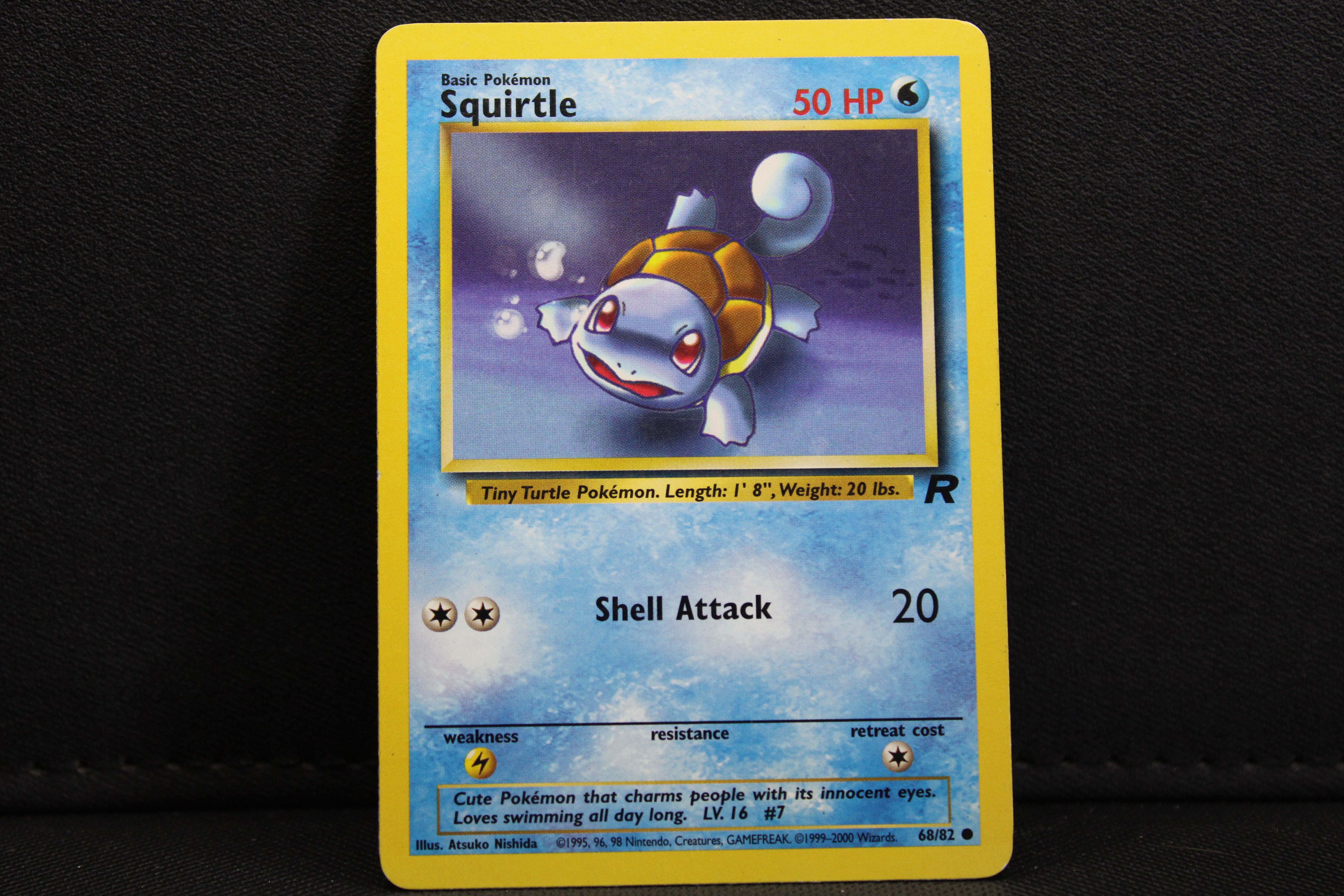 Squirtle 68/82 - Non Holo, Team Rocket