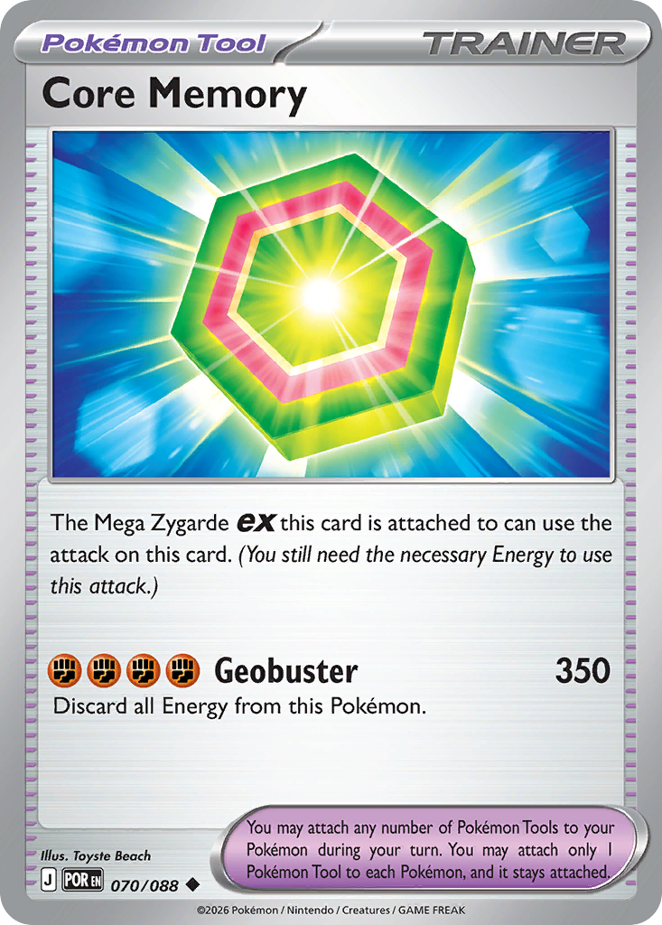 Core Memory 070/088 - Trainer Non Holo, ME Perfect Order