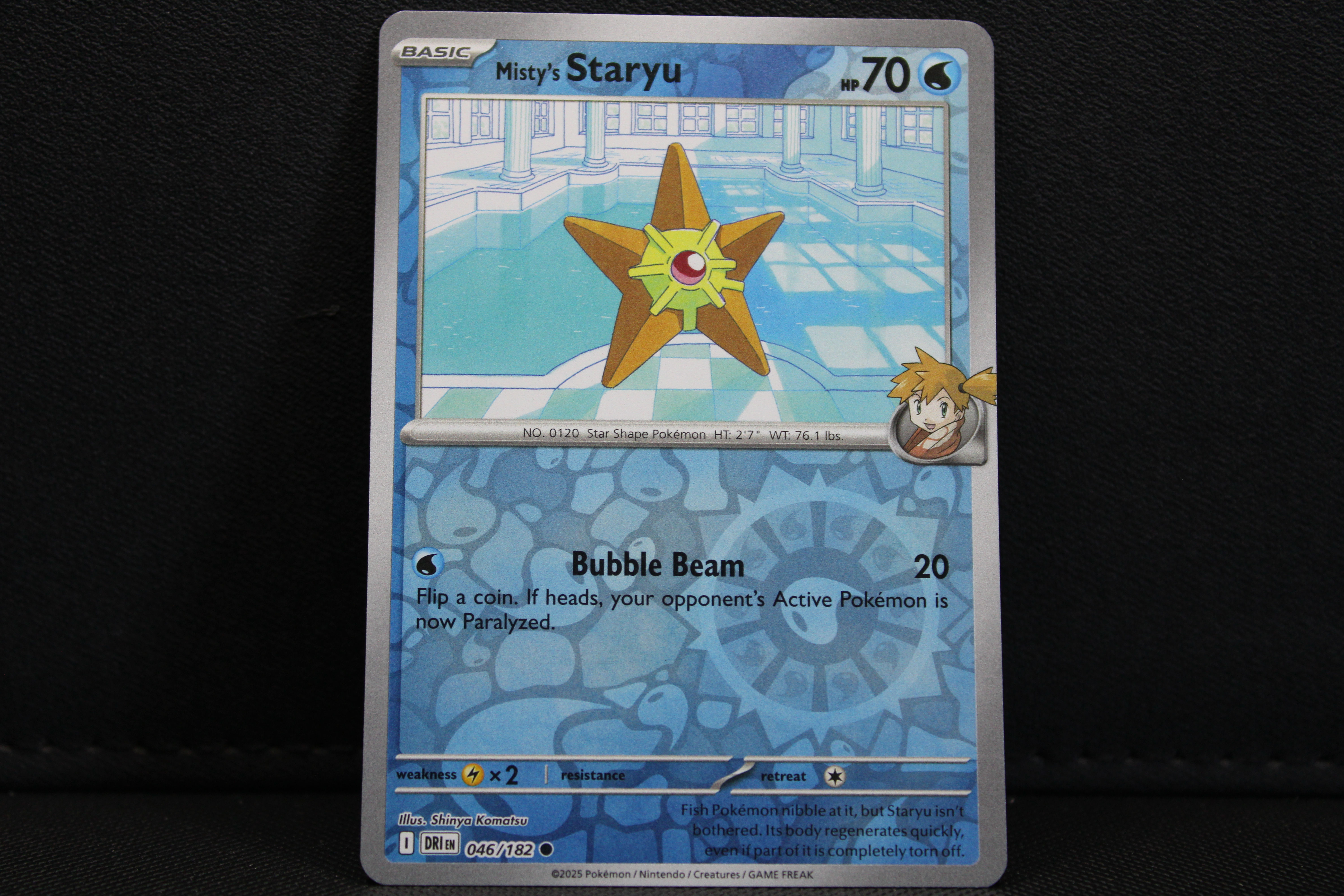 Misty's Staryu 046/182 - Reverse Holo, SV Destined Rivals