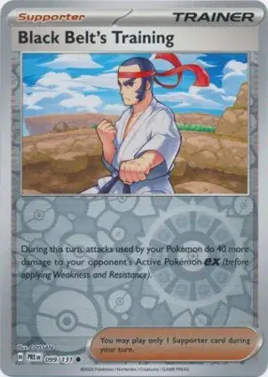 Black Belt's Training 099/131 - Reverse Holo, SV Prismatic Evolutions