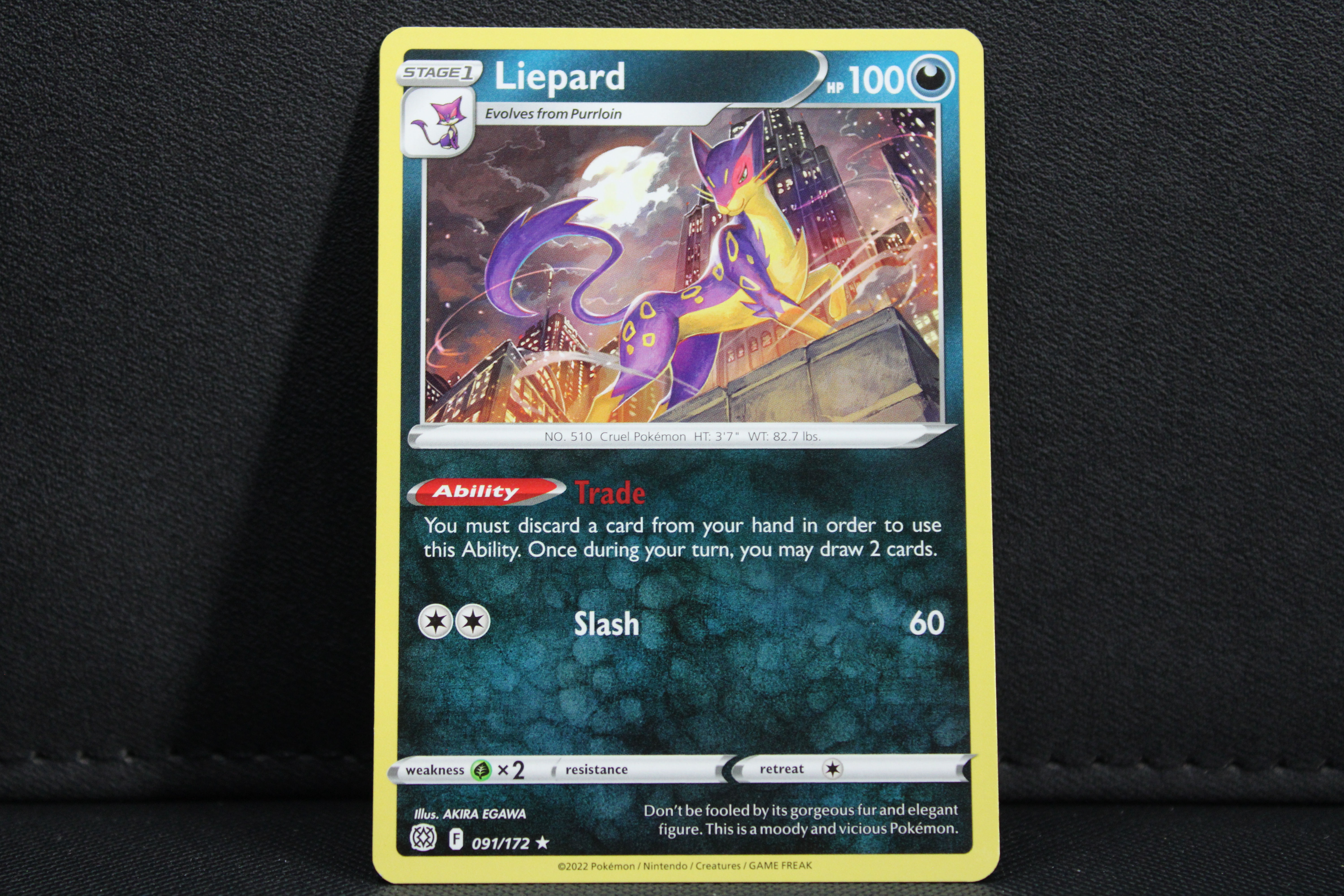 Liepard 091/172 - Non Holo, SWSH Brilliant Stars
