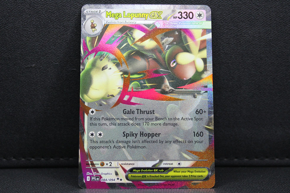 Thumbnail: Mega Lopunny Ex 084/094 - Holo (Half Art), ME Phantasmal Flames