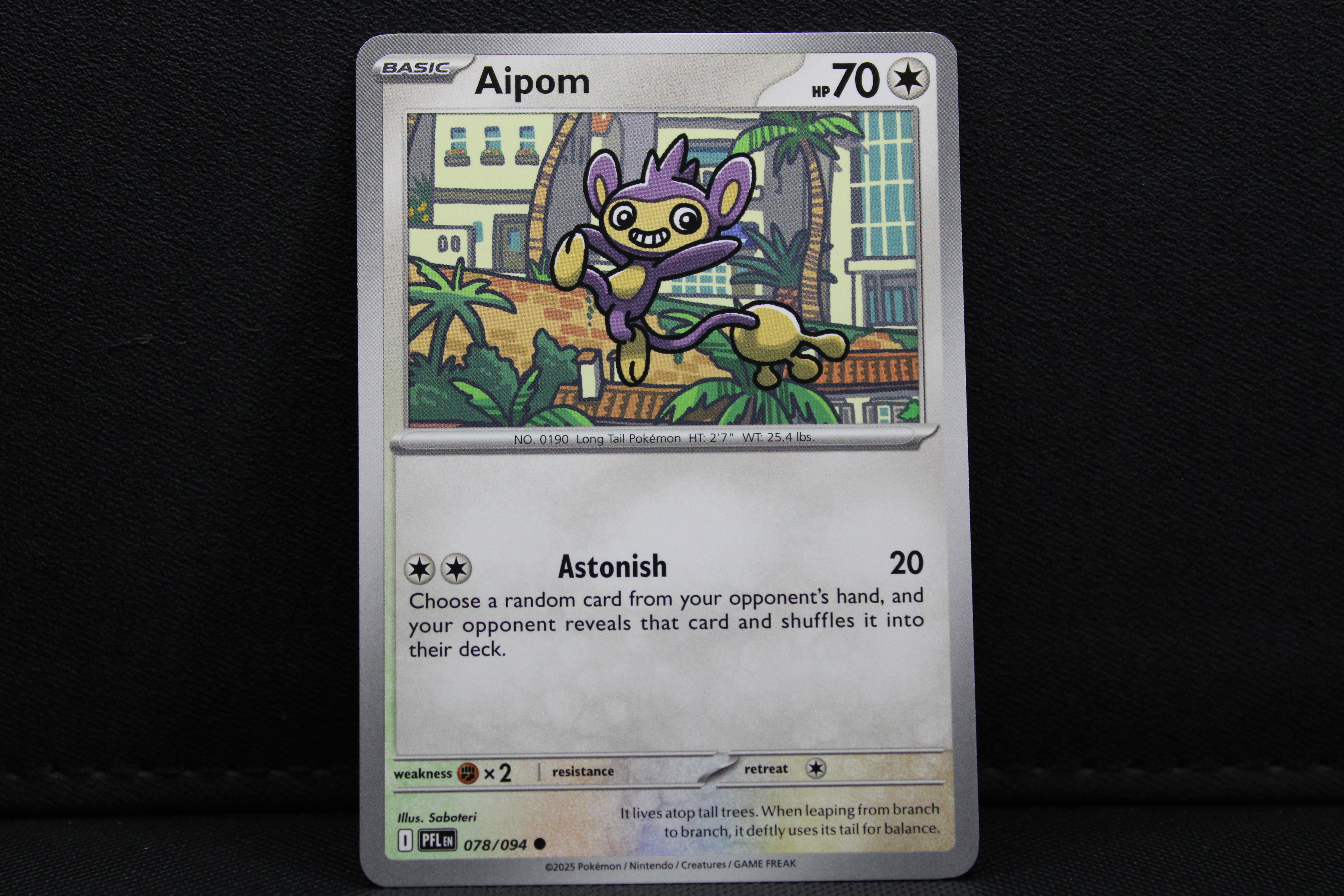 Aipom 078/094 - Non Holo, ME Phantasmal Flames