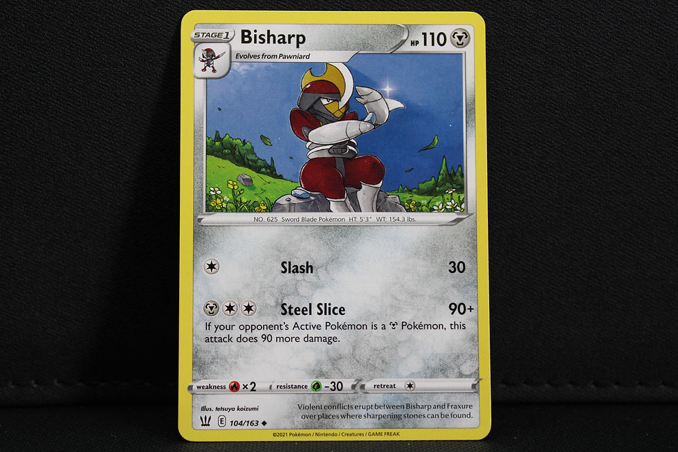 Thumbnail: Bisharp 104/163 - Non Holo, SWSH Battle Styles