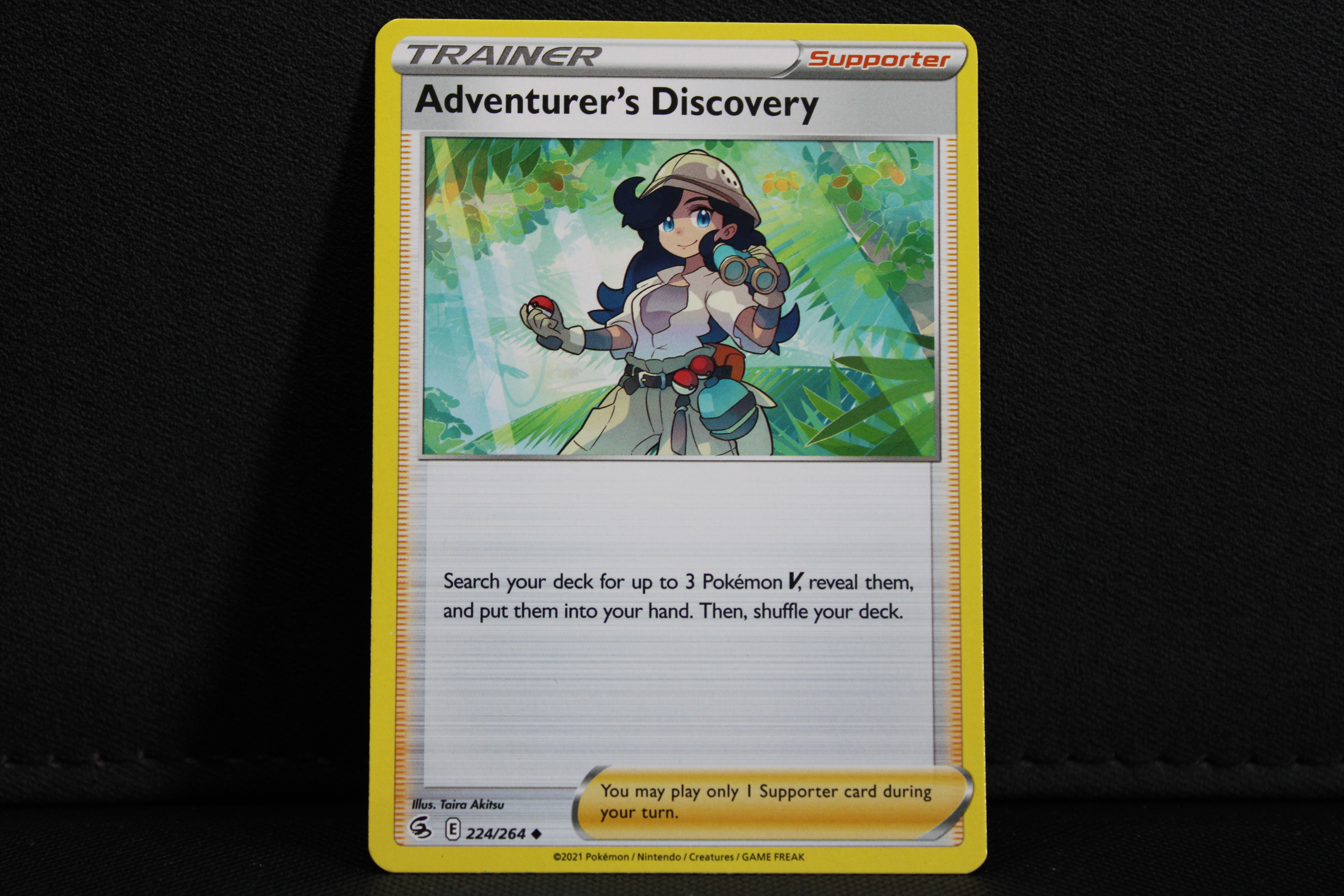 Adventurer's Discovery 224/264 - Trainer Non Holo, SWSH Fusion Strike