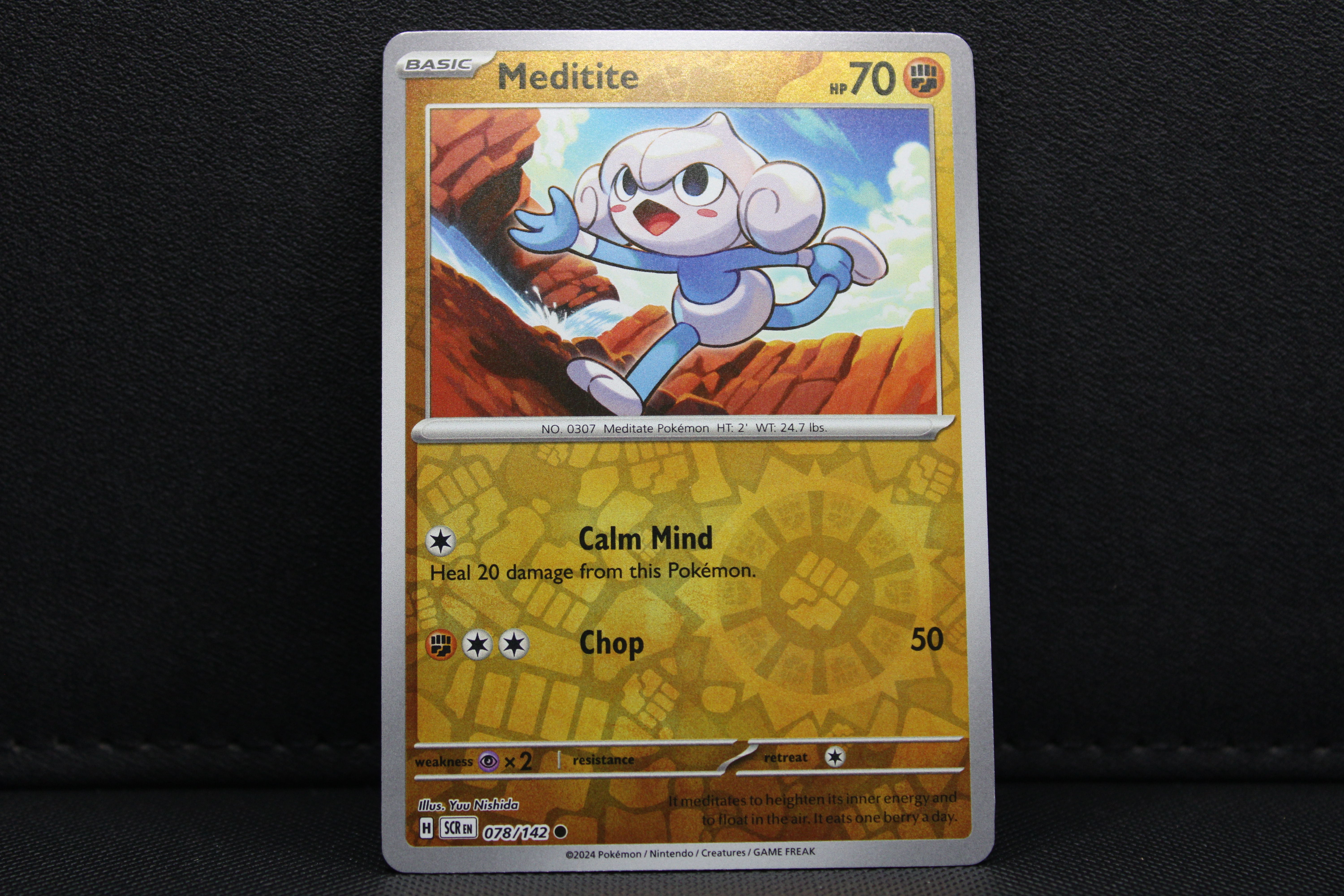 Meditite 078/142 - Reverse Holo, SV Stellar Crown