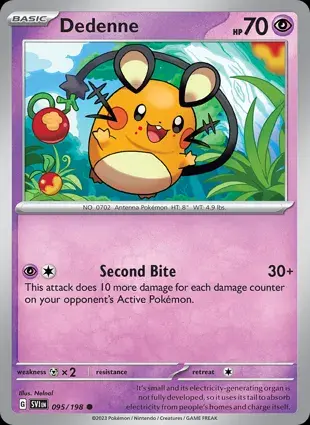 Dedenne 095/198 - Non Holo, SV Scarlet & Violet
