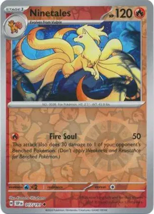 Ninetales 017/191 - Reverse Holo, SV Surging Sparks