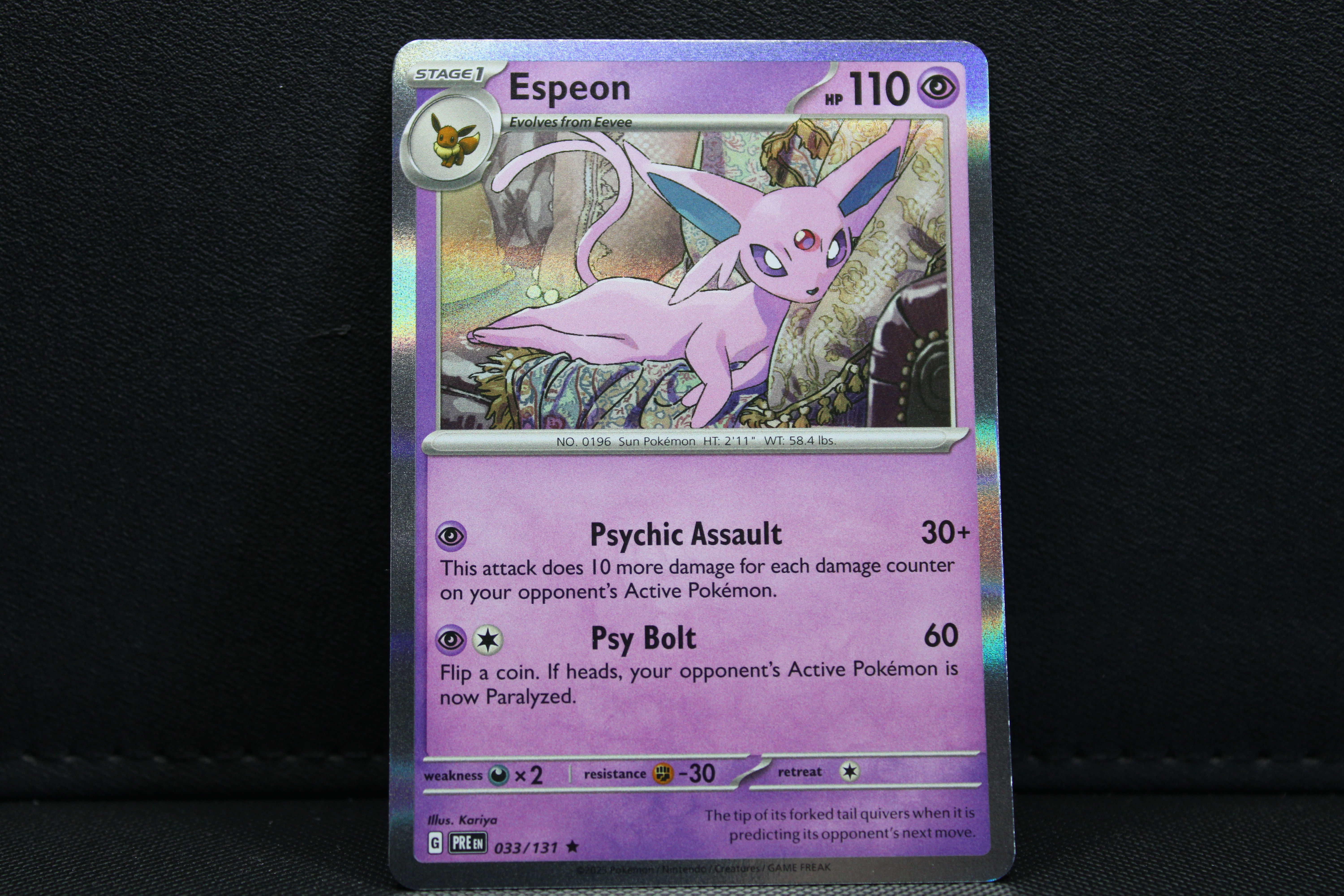 Espeon 033/131 - Holo, SV Prismatic Evolutions