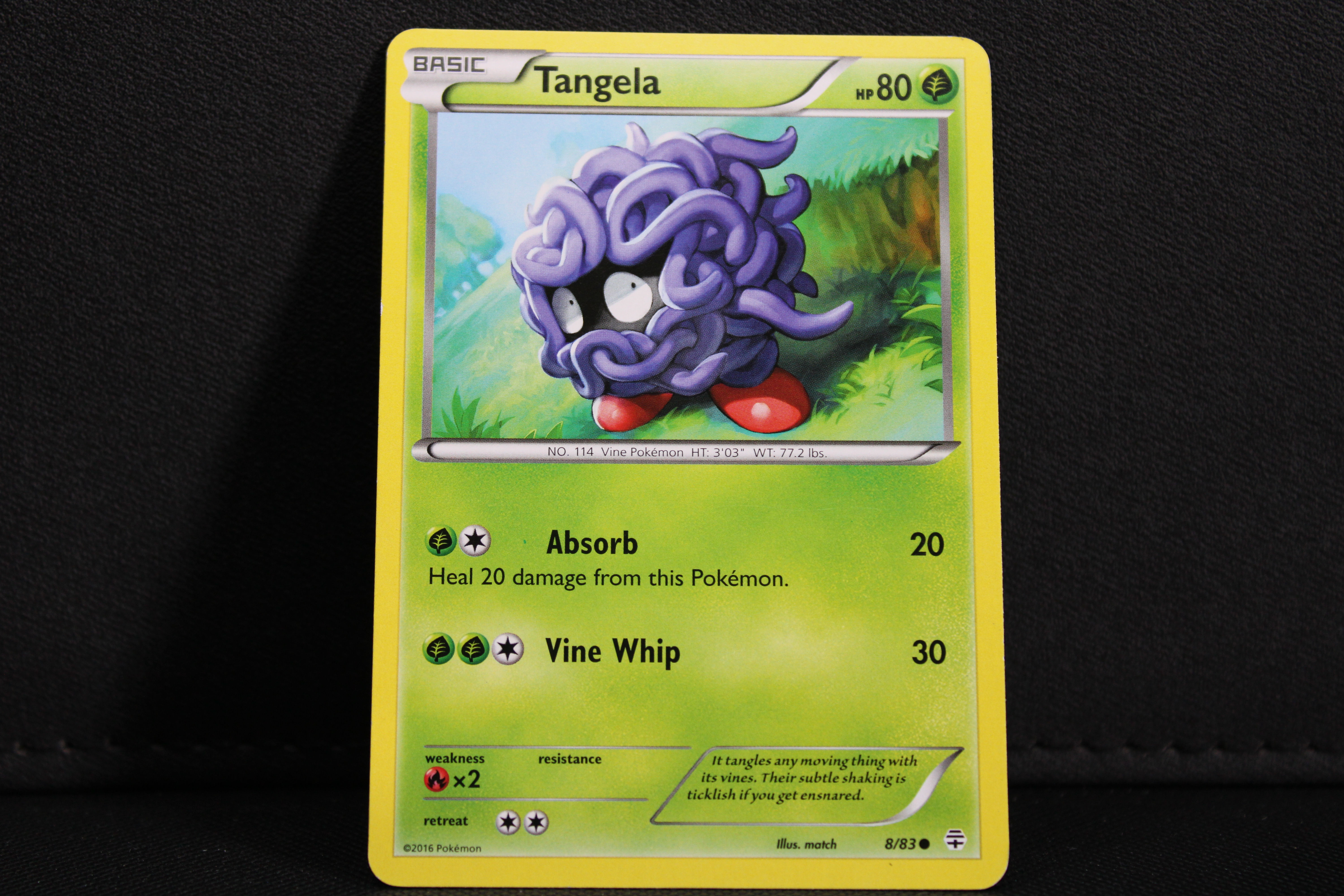 Tangela 8/83 - Non Holo, XY Generations