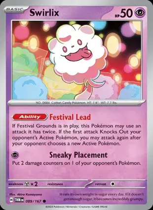 Swirlix 089/167 - Non Holo, SV Twilight Masquerade