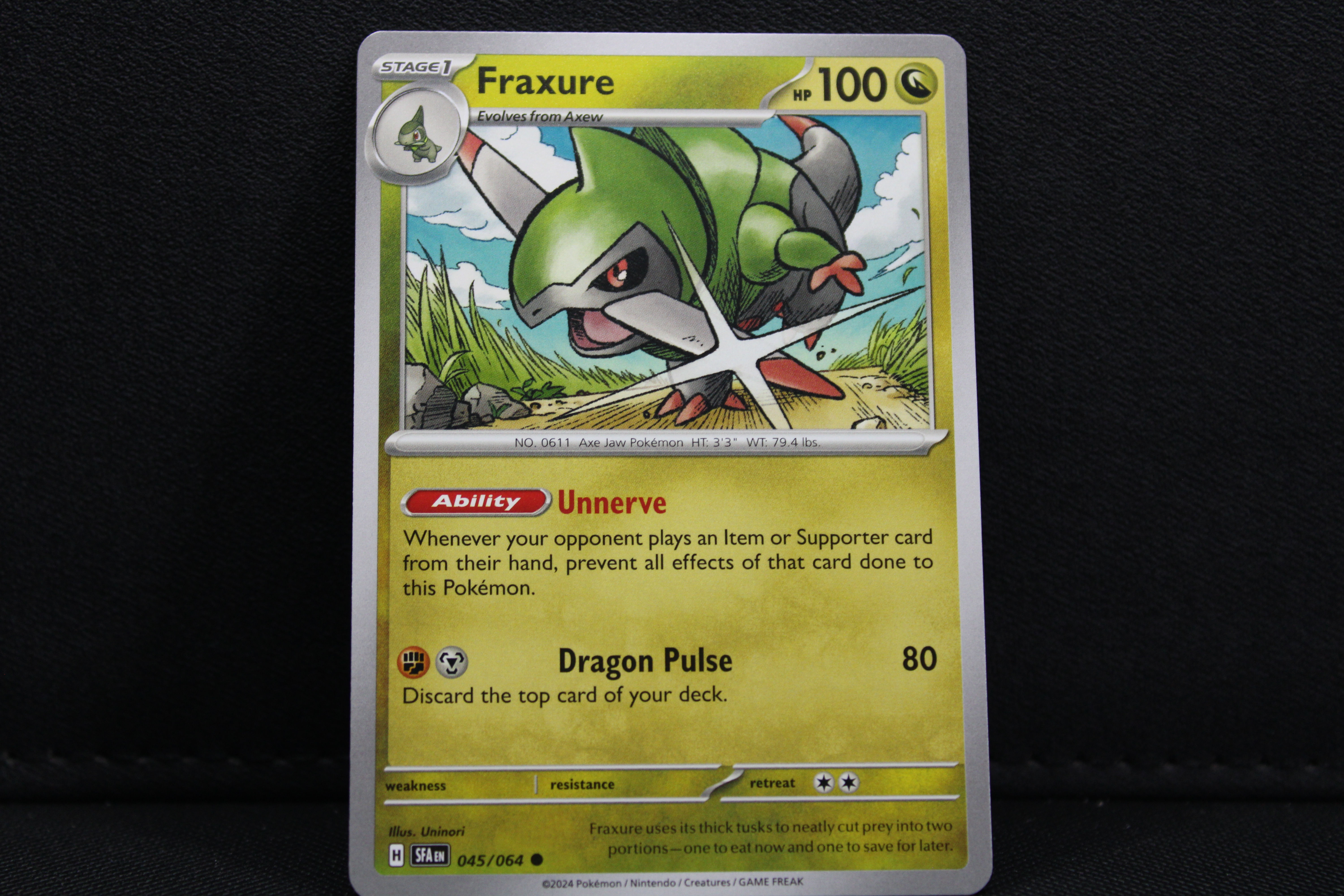 Fraxure 045/064 - Non Holo, SV Shrouded Fable