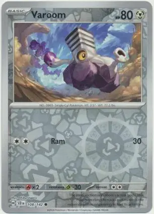 Varoom 108//142 - Reverse Holo, SV Stellar Crown