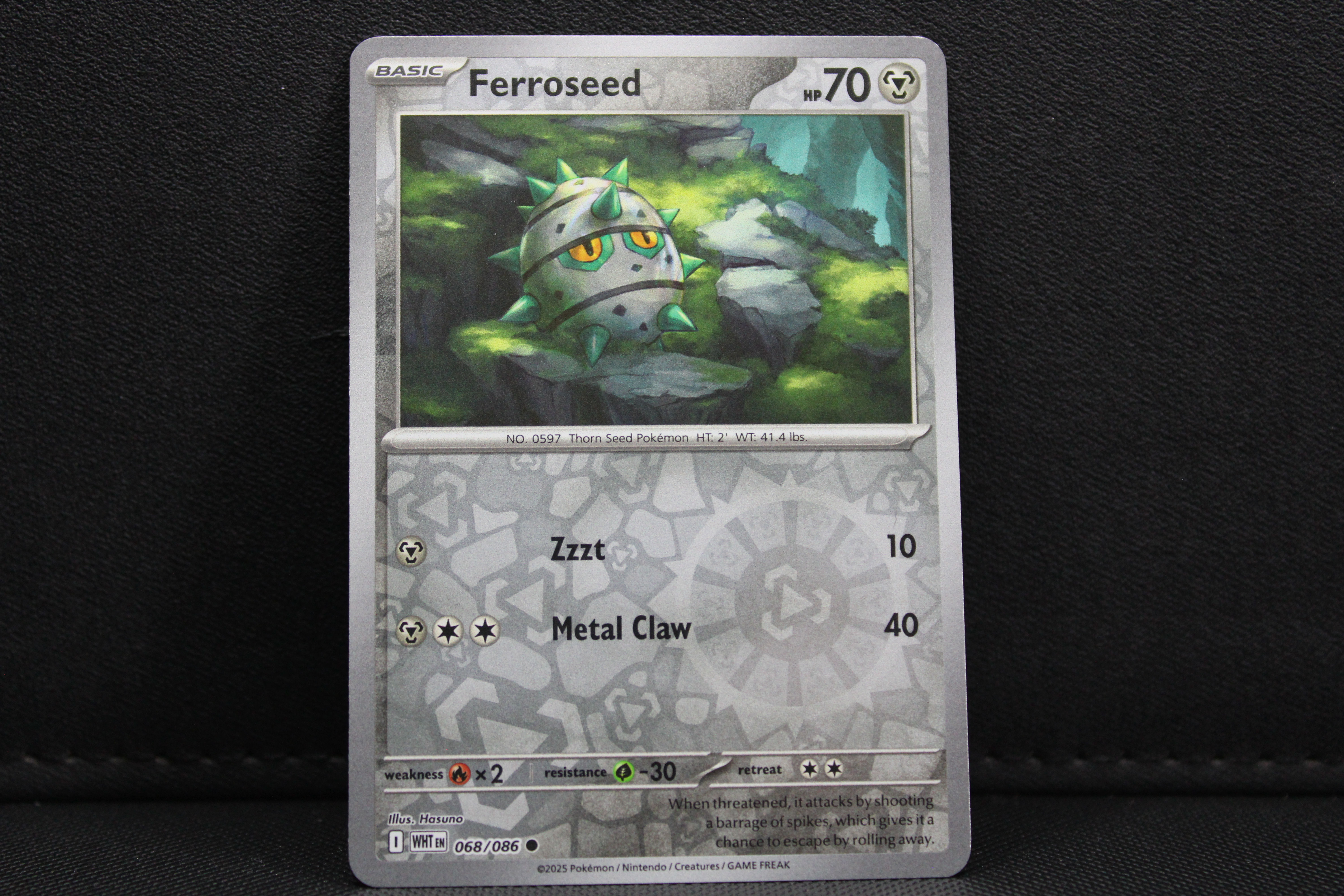 Ferroseed 068/086 - Reverse Holo, SV White Flare