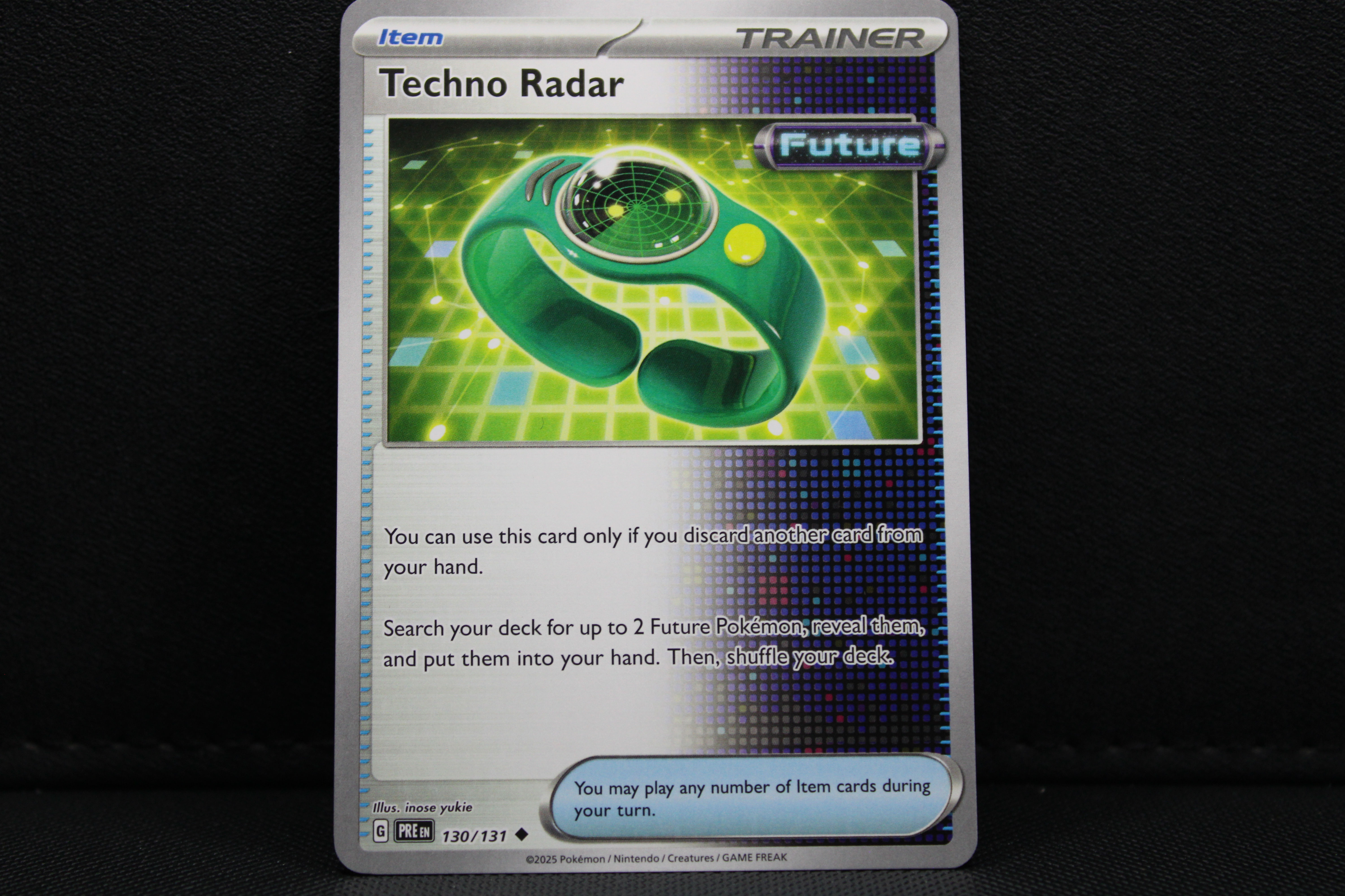 Techno Radar 130/131 - Trainer Non Holo, SV Prismatic Evolutions