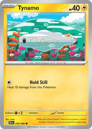 Tynamo 030/086 - Non Holo, SV Black Bolt