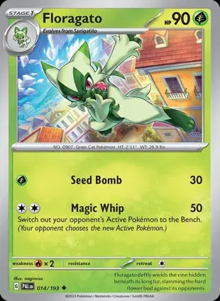 Floragato 014/193 - Non Holo, SV Paldea Evolved