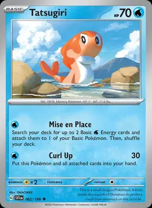 Tatsugiri 062/198 - Non Holo, SV Scarlet & Violet