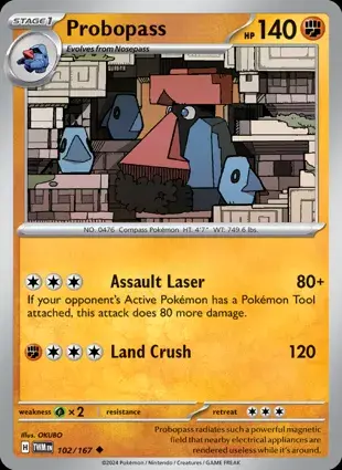 Probopass 102/167 - Non Holo, SV Twilight Masquerade
