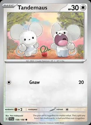 Tandemaus 159/198 - Non Holo, SV Scarlet & Violet