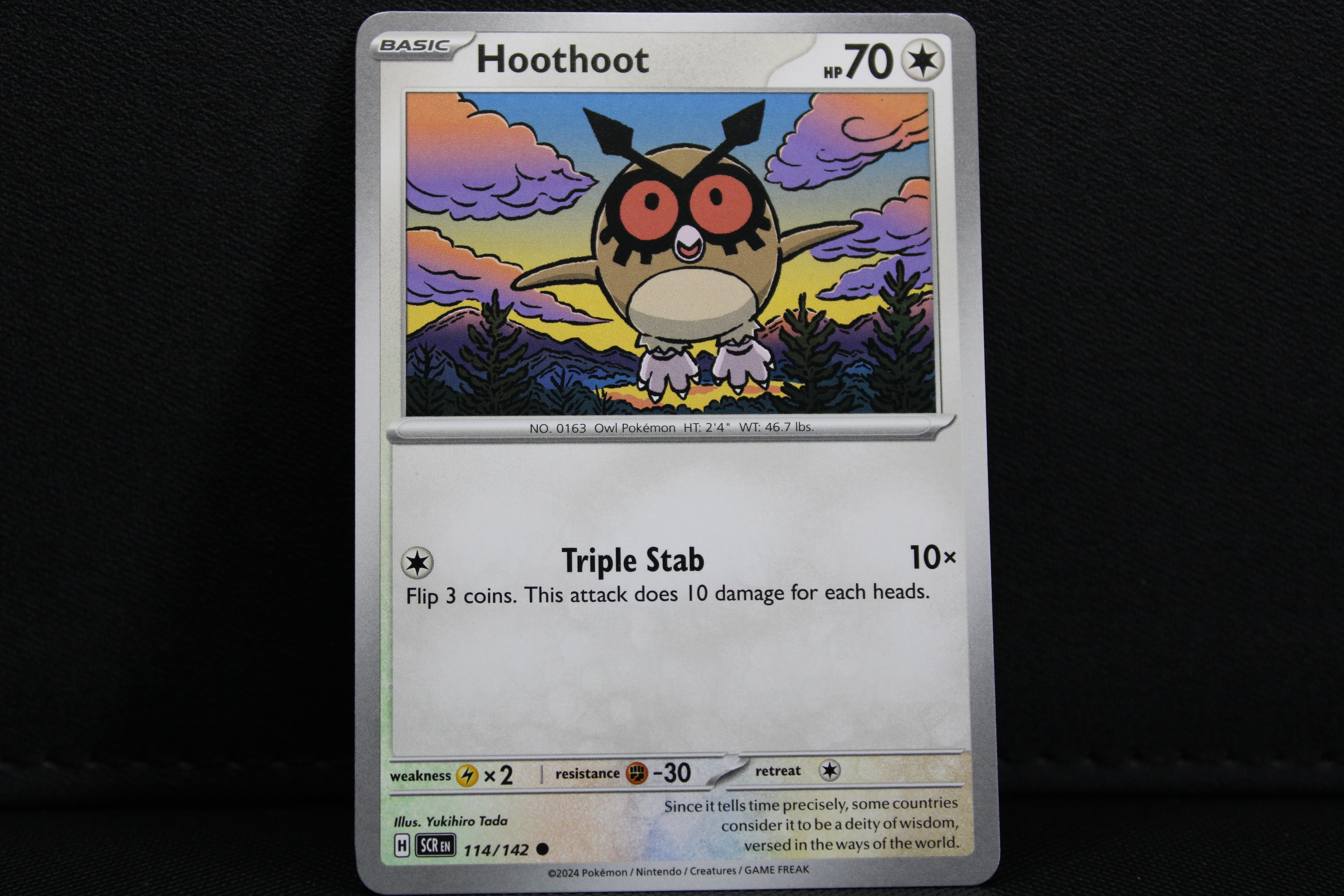 Hoothoot 114/142 - Non Holo, SV Stellar Crown