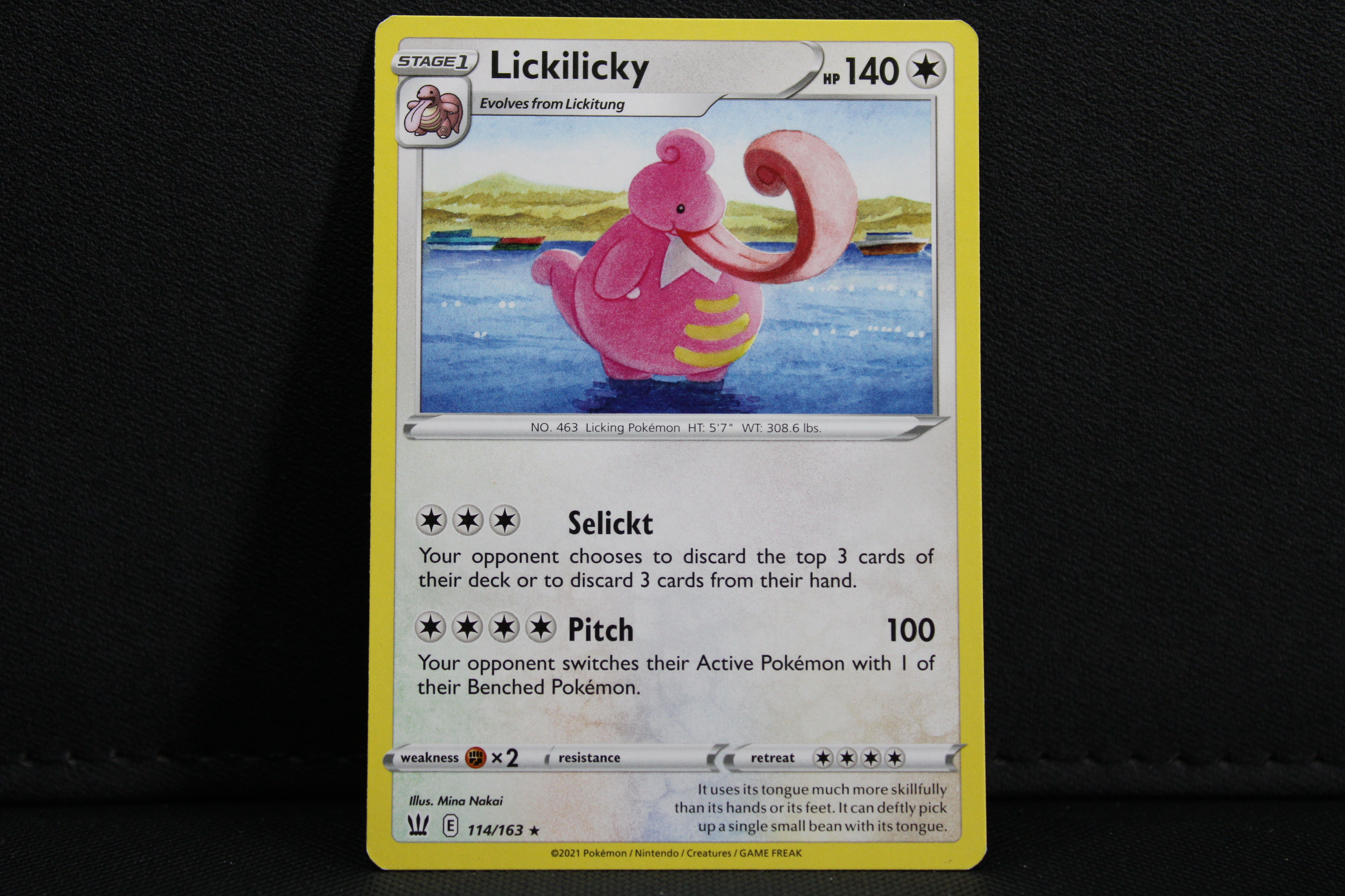 Lickilicky 114/163 - Non Holo, SWSH Battle Styles