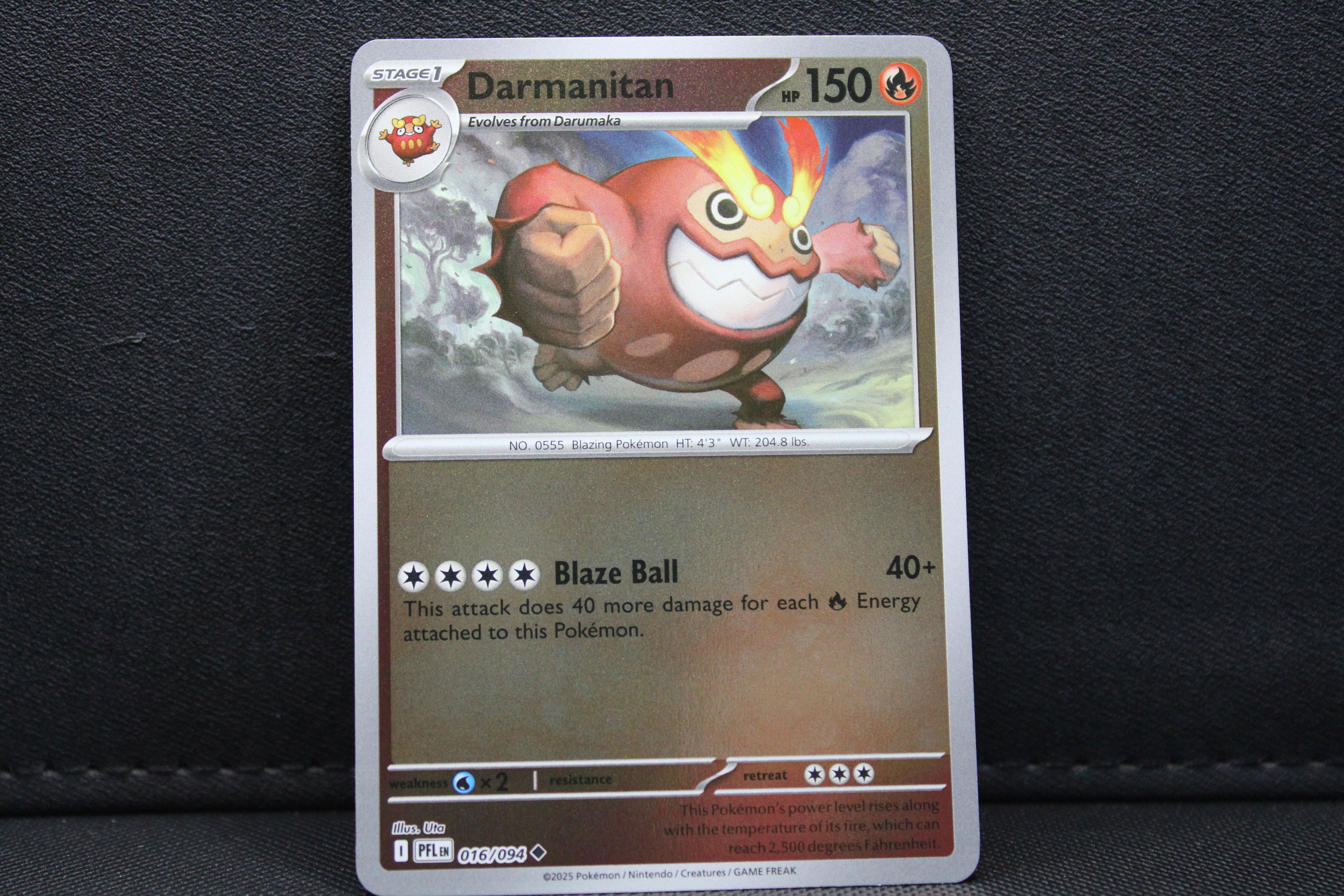 Darmanitan 016/094 - Reverse Holo, ME Phantasmal Flames
