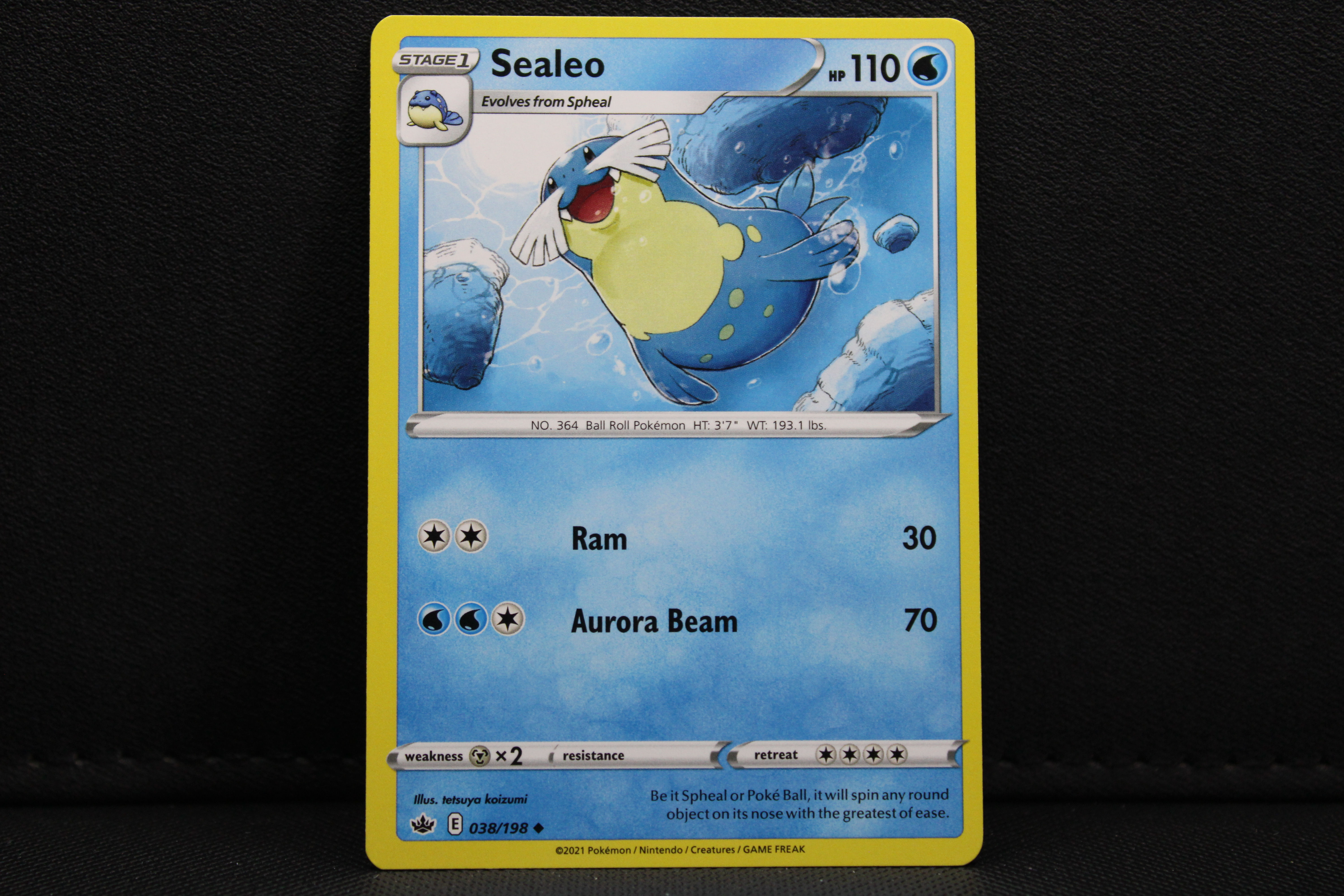 Sealeo 038/198 - Non Holo, SWSH Chilling Reign