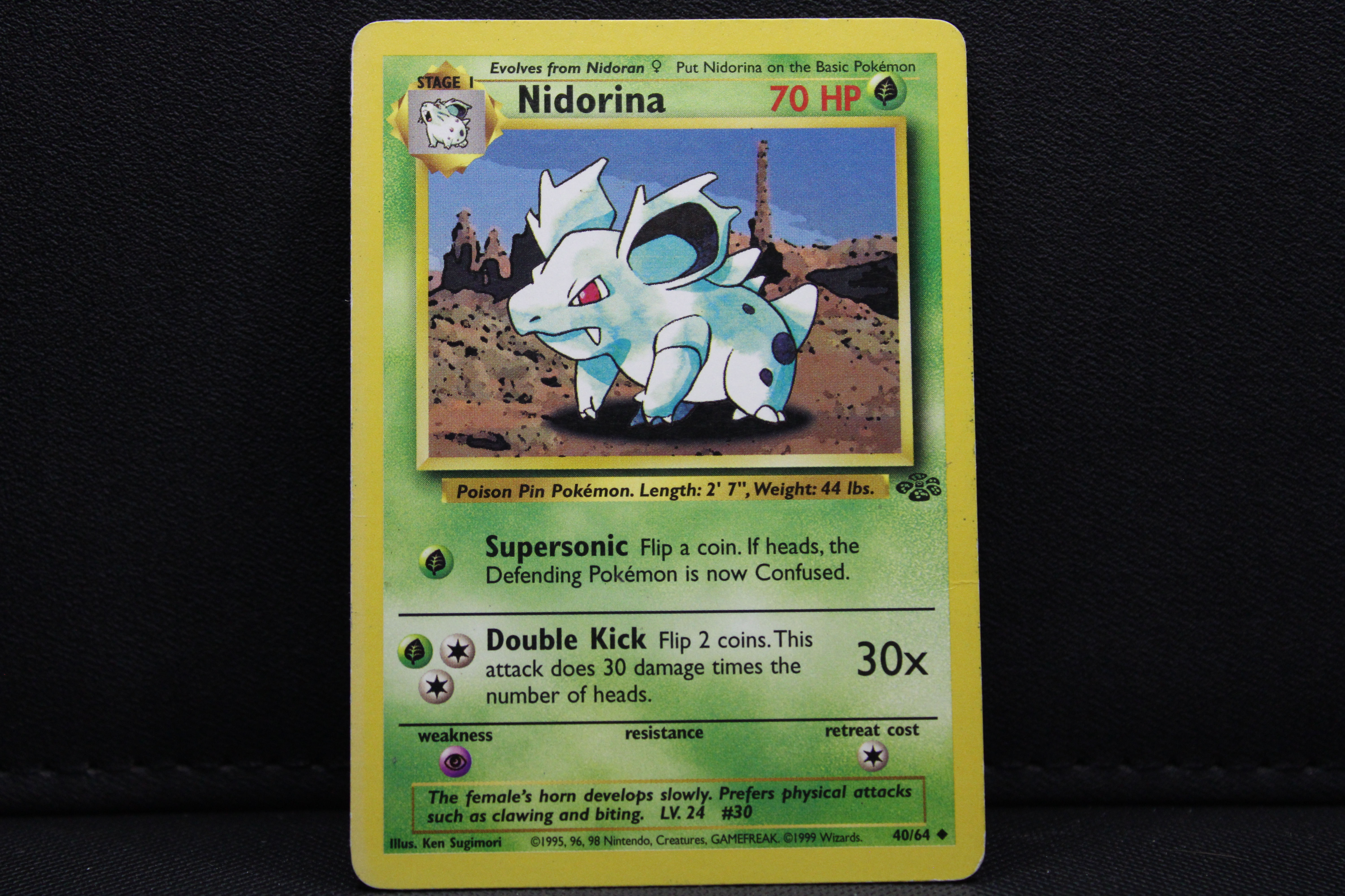 Nidorina 40/64 - Non Holo, 1999 Jungle