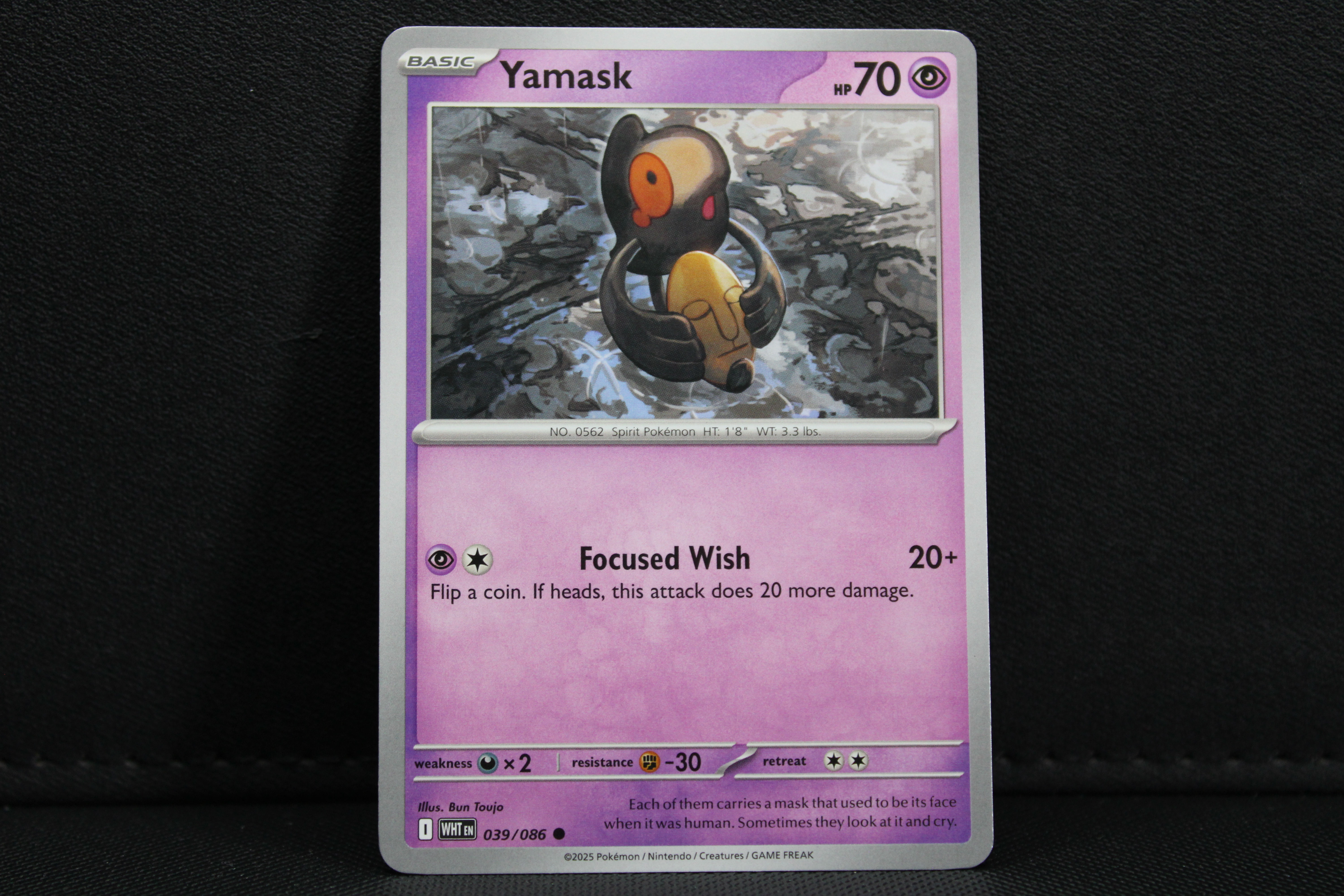 Yamask 039/086 - Non Holo, SV White Flare