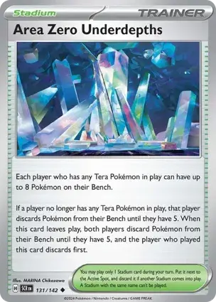 Area Zero Underdepths 131/142 - Trainer Non Holo, SV Stellar Crown